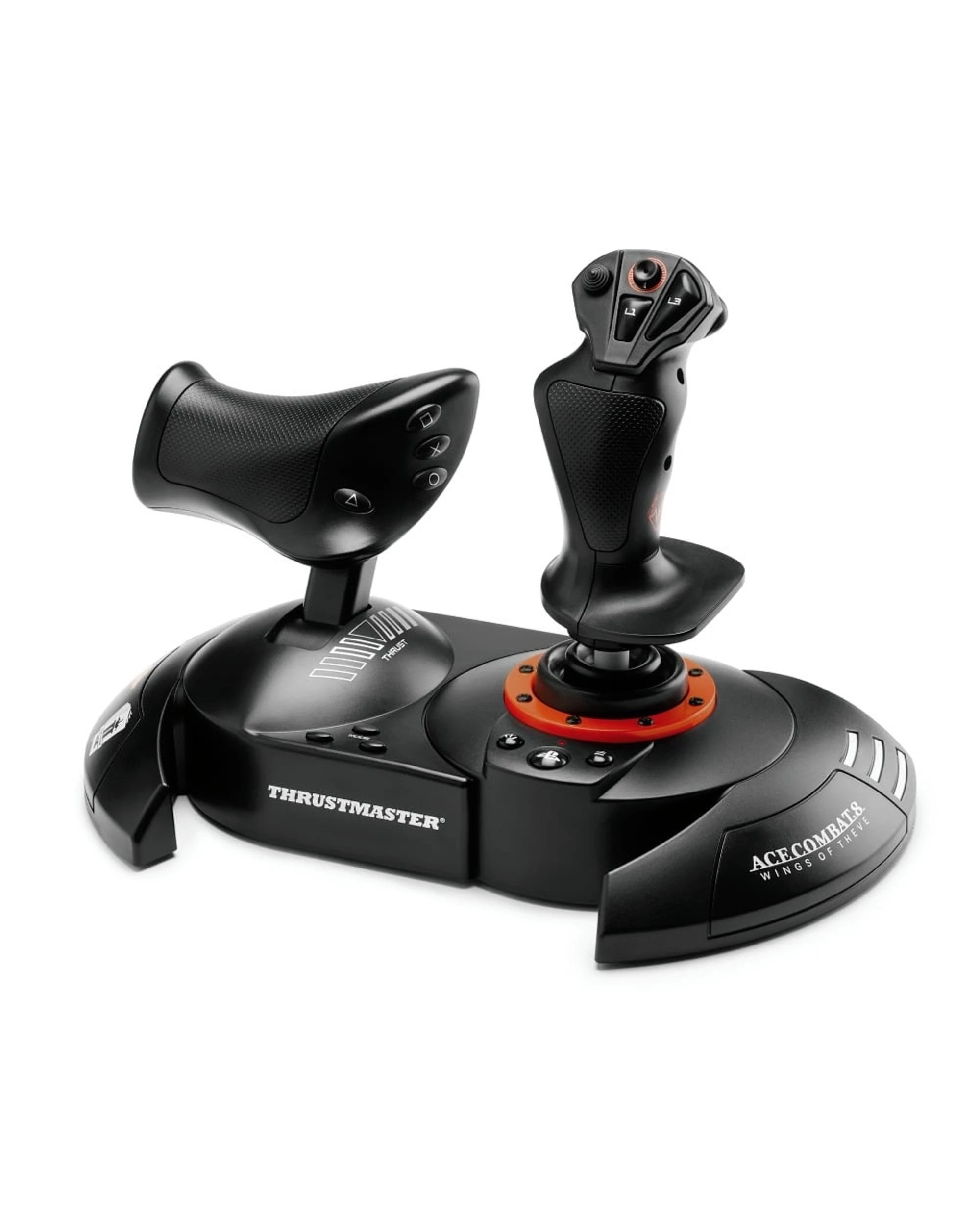 1 THRUSTMASTER T.FLIGHT HOTAS NEO ACE COMBAT 8 Edition Joystick & Throttle for PS5 & PC, 1 of 7