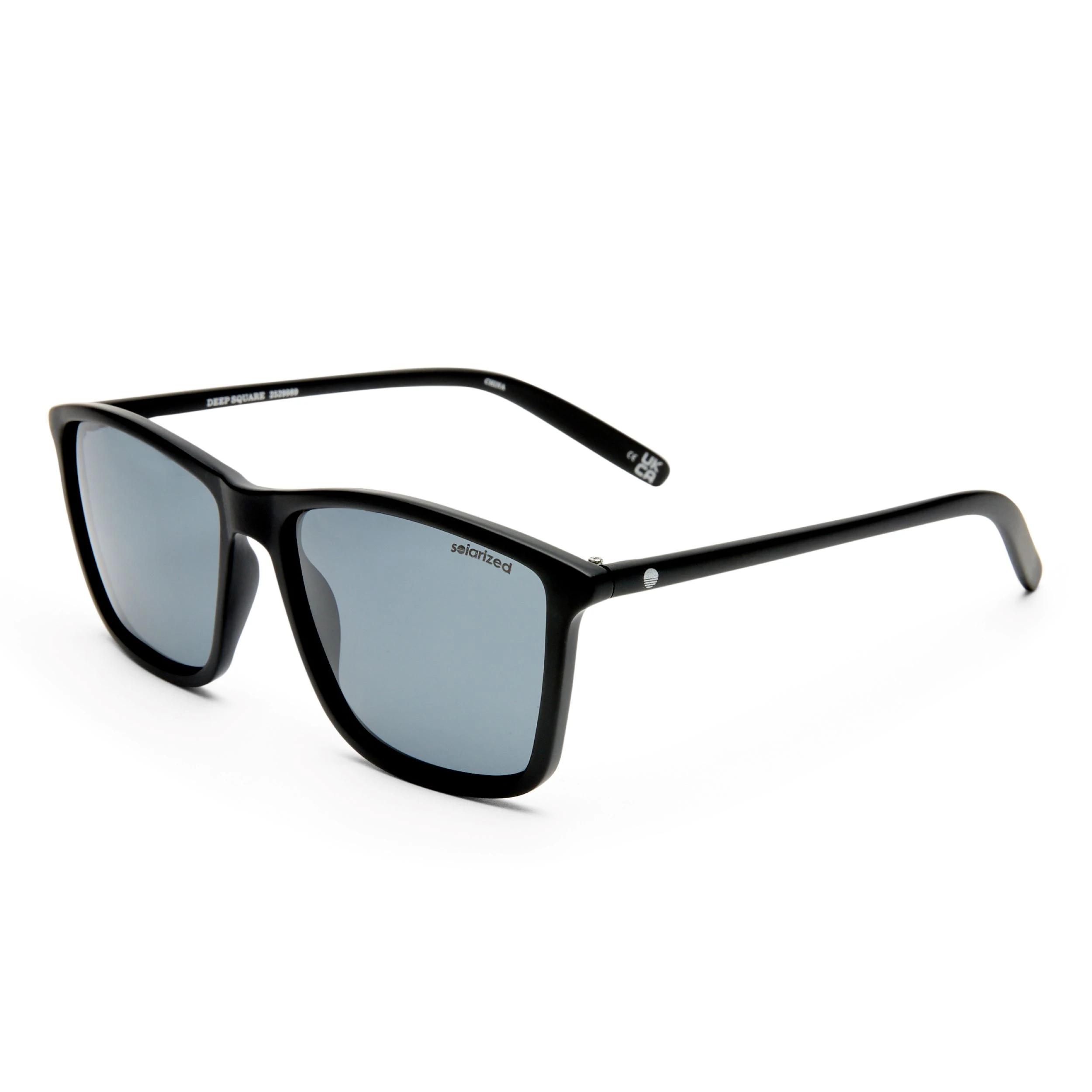 2 SOLARIZED SOLORIZED® Deep Square Sunglasses, Matte BLACK, 2 of 5