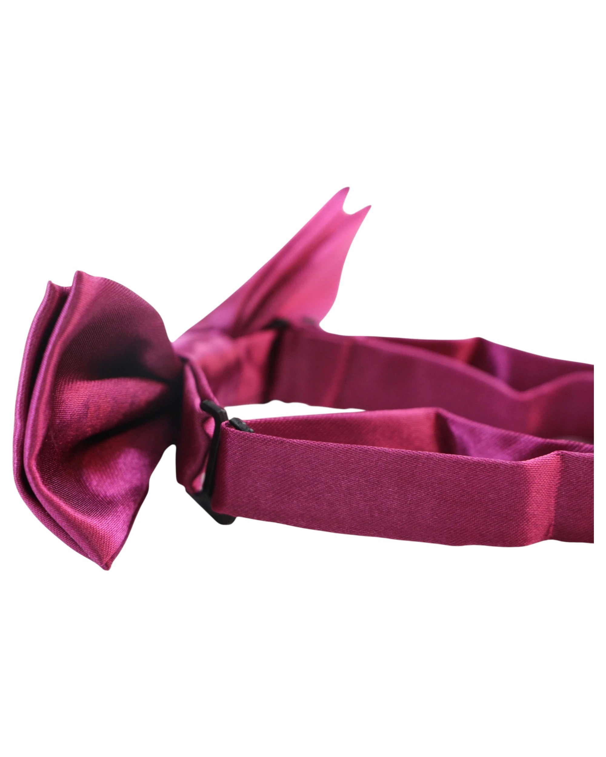 2 Zasel Boys Burgundy Plain Bow Tie - Red, 2 of 5
