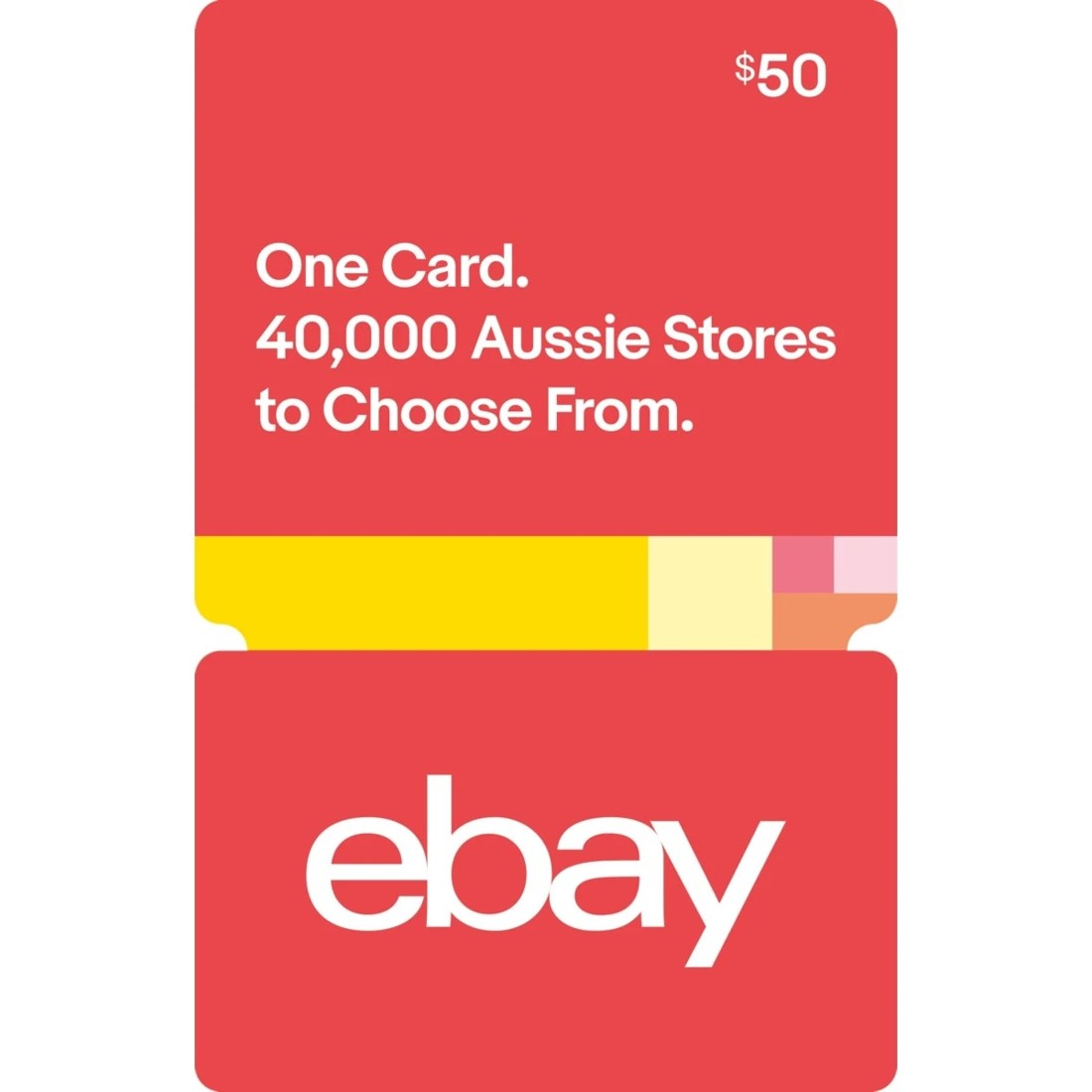 1 eBay One Card $50 Gift Card, 1 of 1