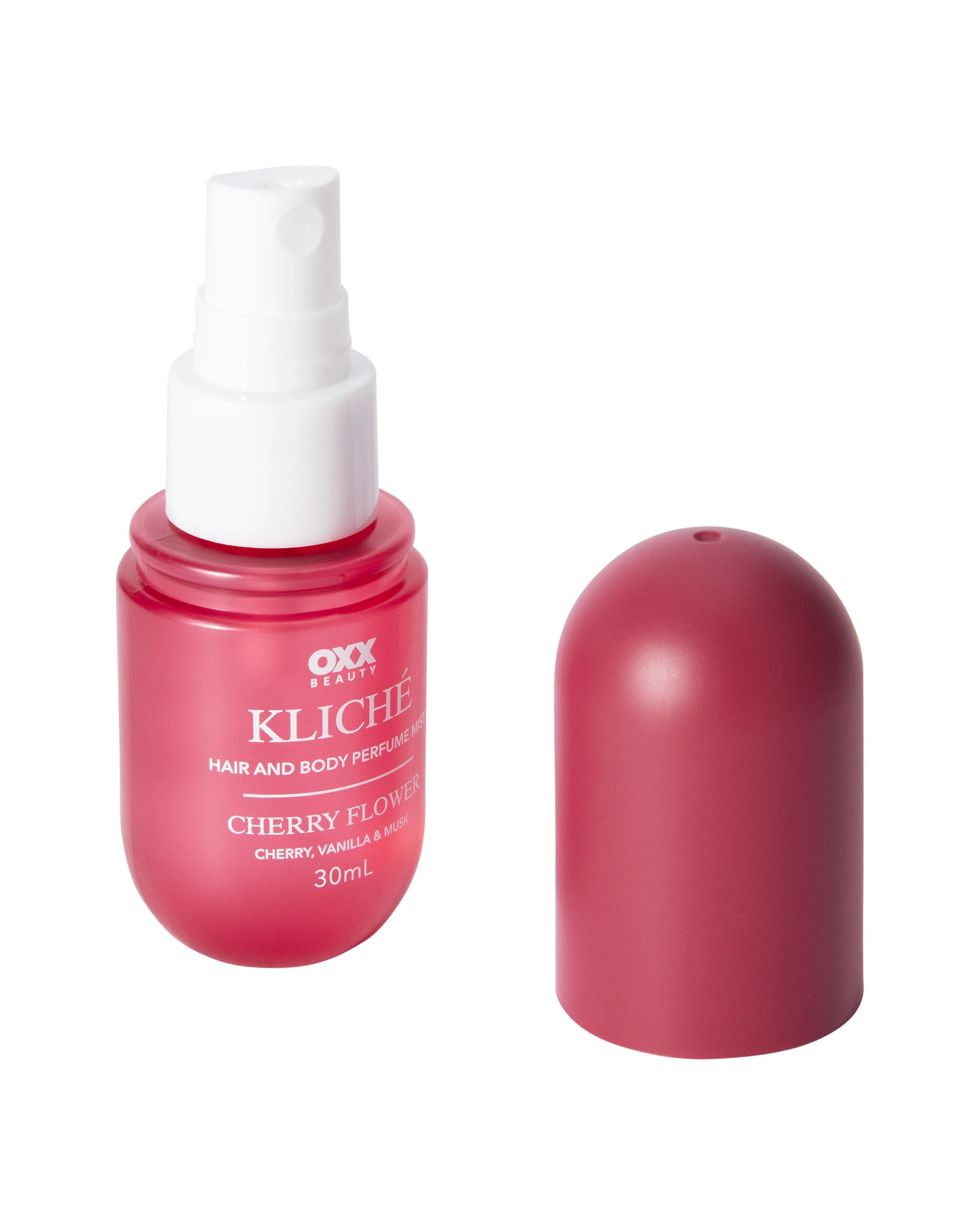 3 OXX Beauty Kliche Cherry Flower Hair and Body Perfume Mist 30ml, 3 of 6