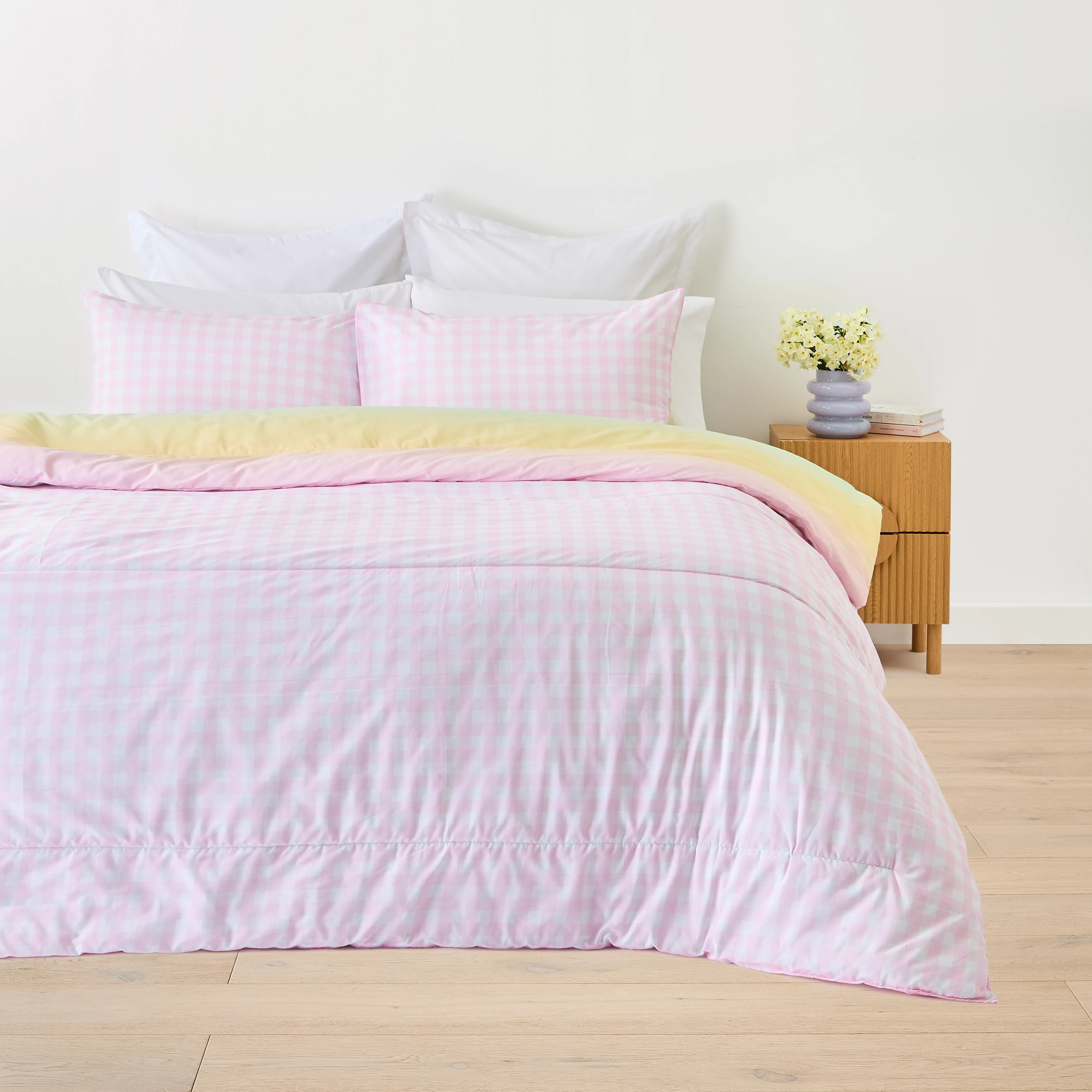 2 Indy Cotton Rich Cover Reversible Comforter Set - Double Bed, 2 of 7