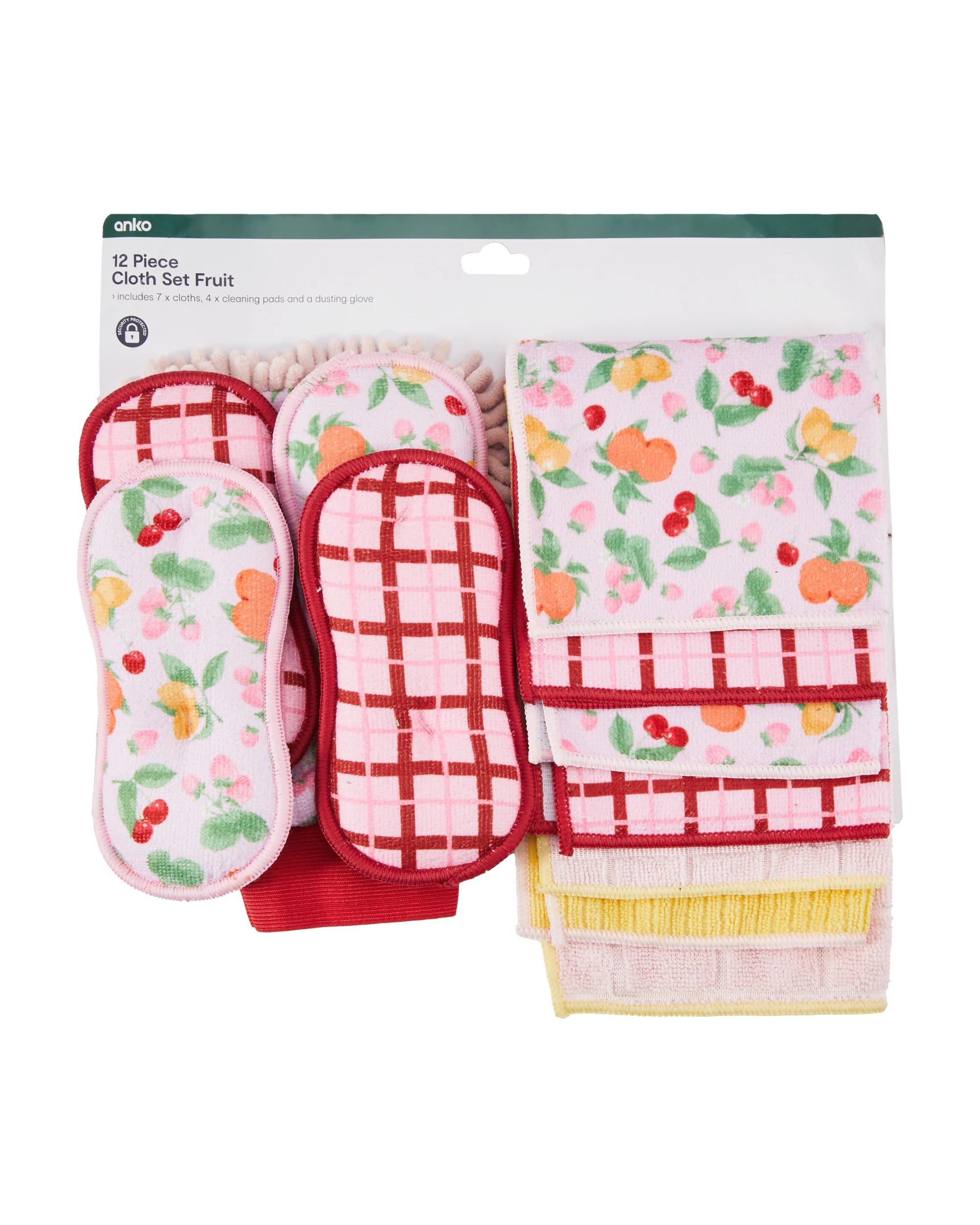 6 12 Piece Cloth Set - Fruit, 6 of 6