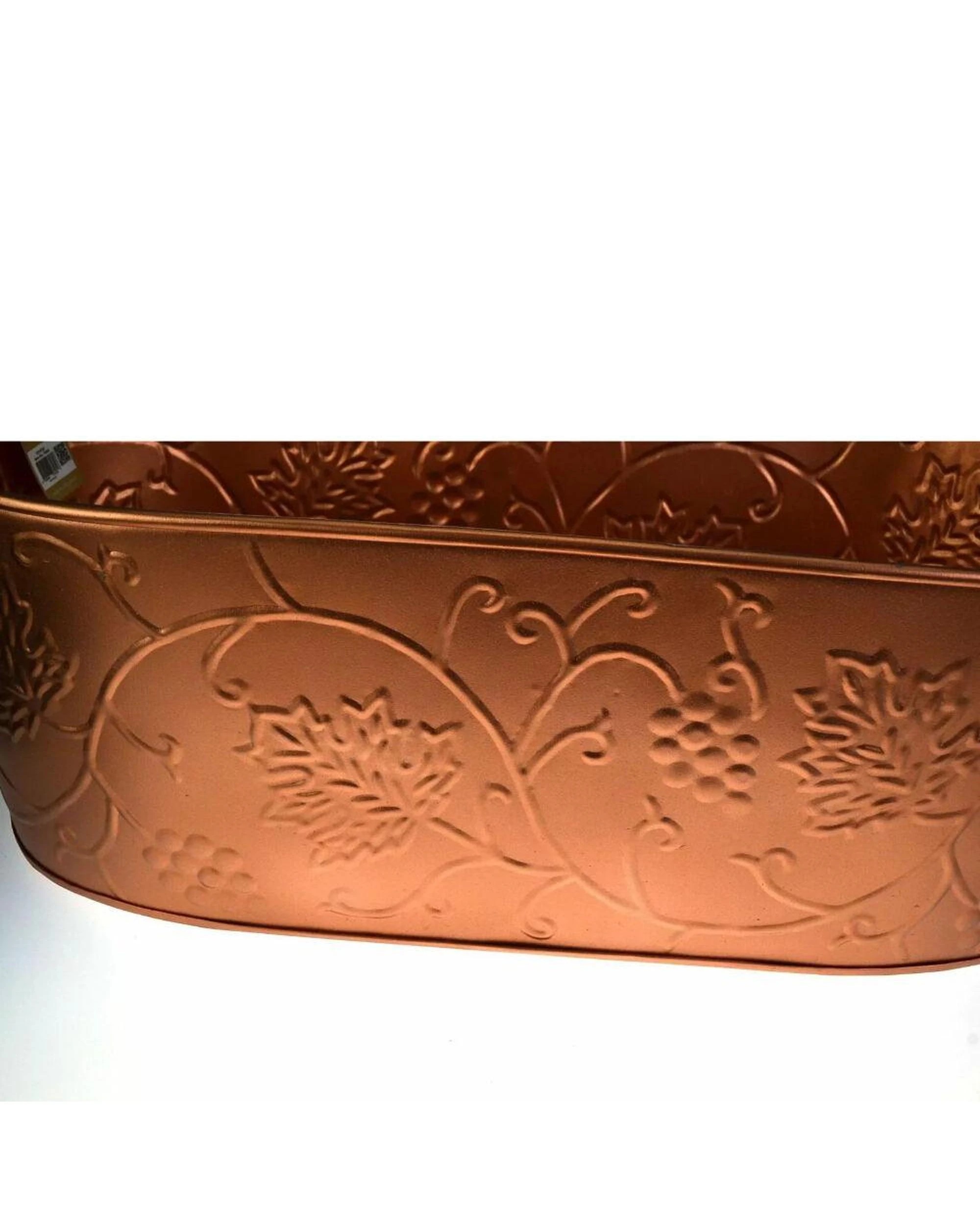 3 Moda Oval Beverage Tub Satin Copper Vine 545x290x178mm, 3 of 3