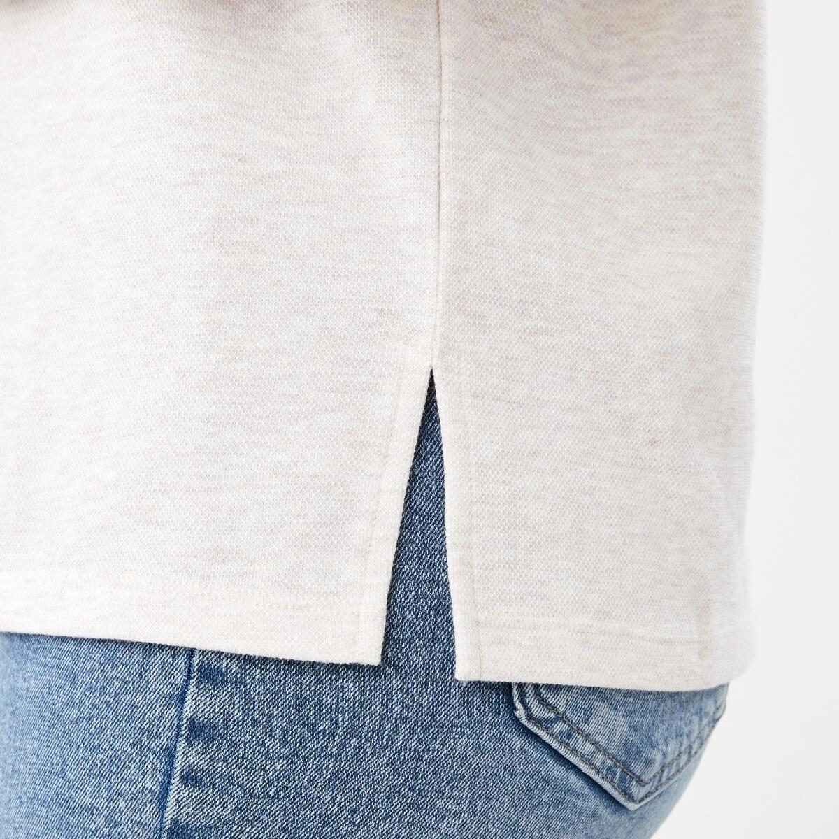 6 Long Sleeve Pique Top Soft Bge, 6 of 6