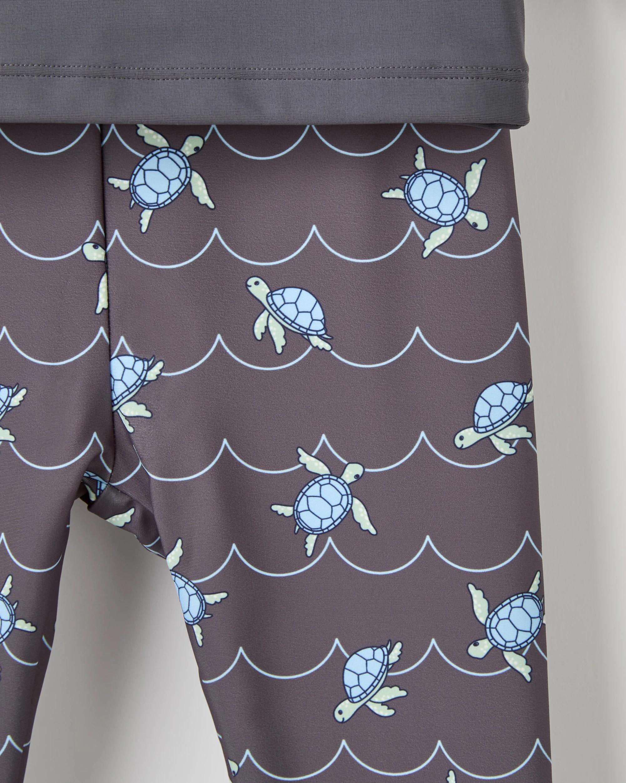 3 Target Baby Rash Vest and Leggings 2 Piece Swim Set TURTLES, 3 of 3