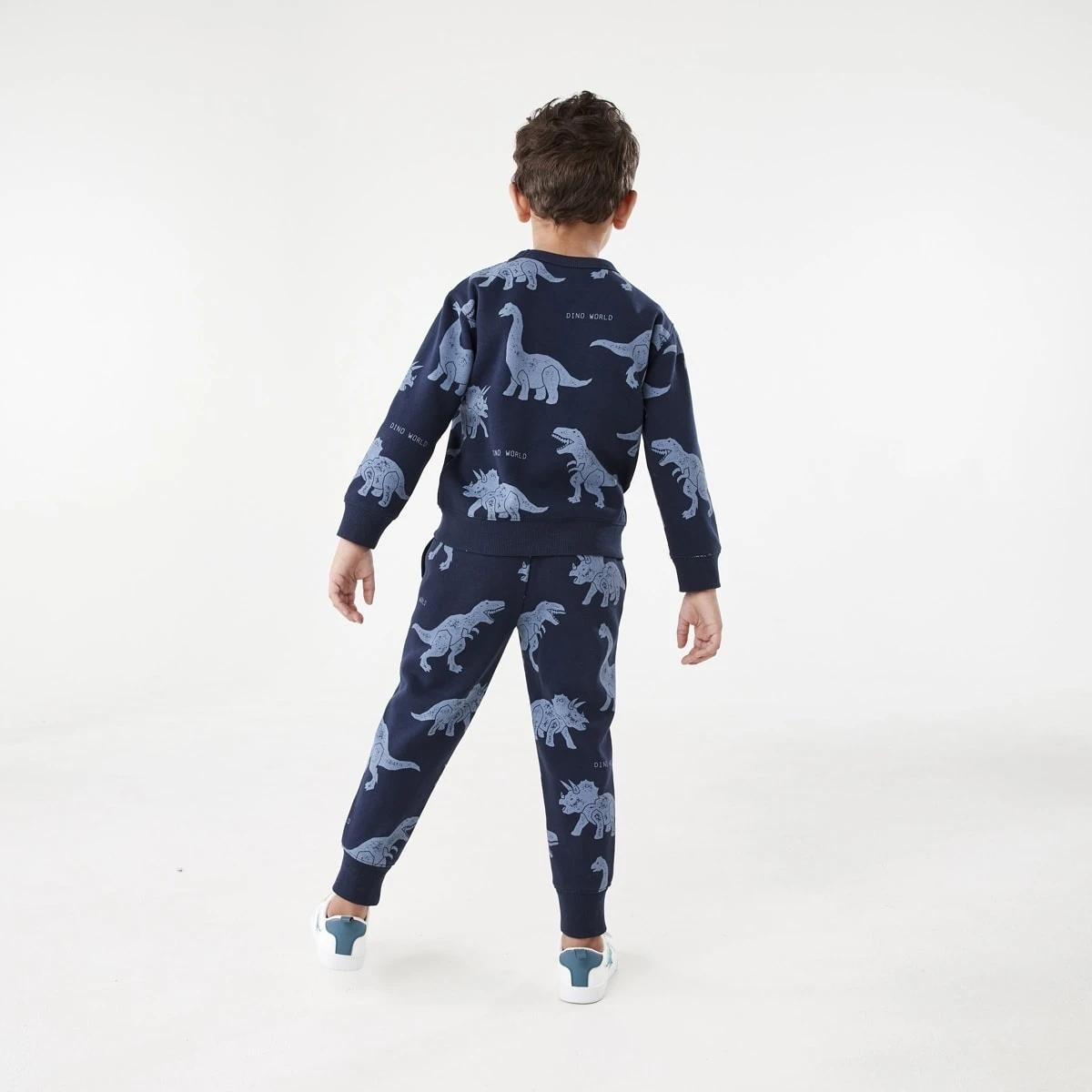 7 All Over Print Trackpants Blu Dino, 7 of 9