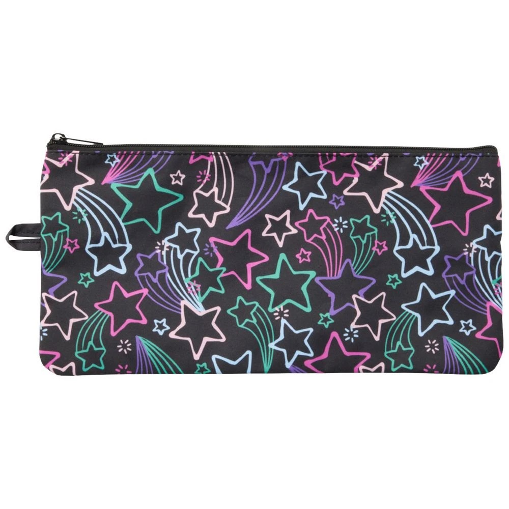 1 Studymate Medium Single Zip Pencil Case Stars, 1 of 3