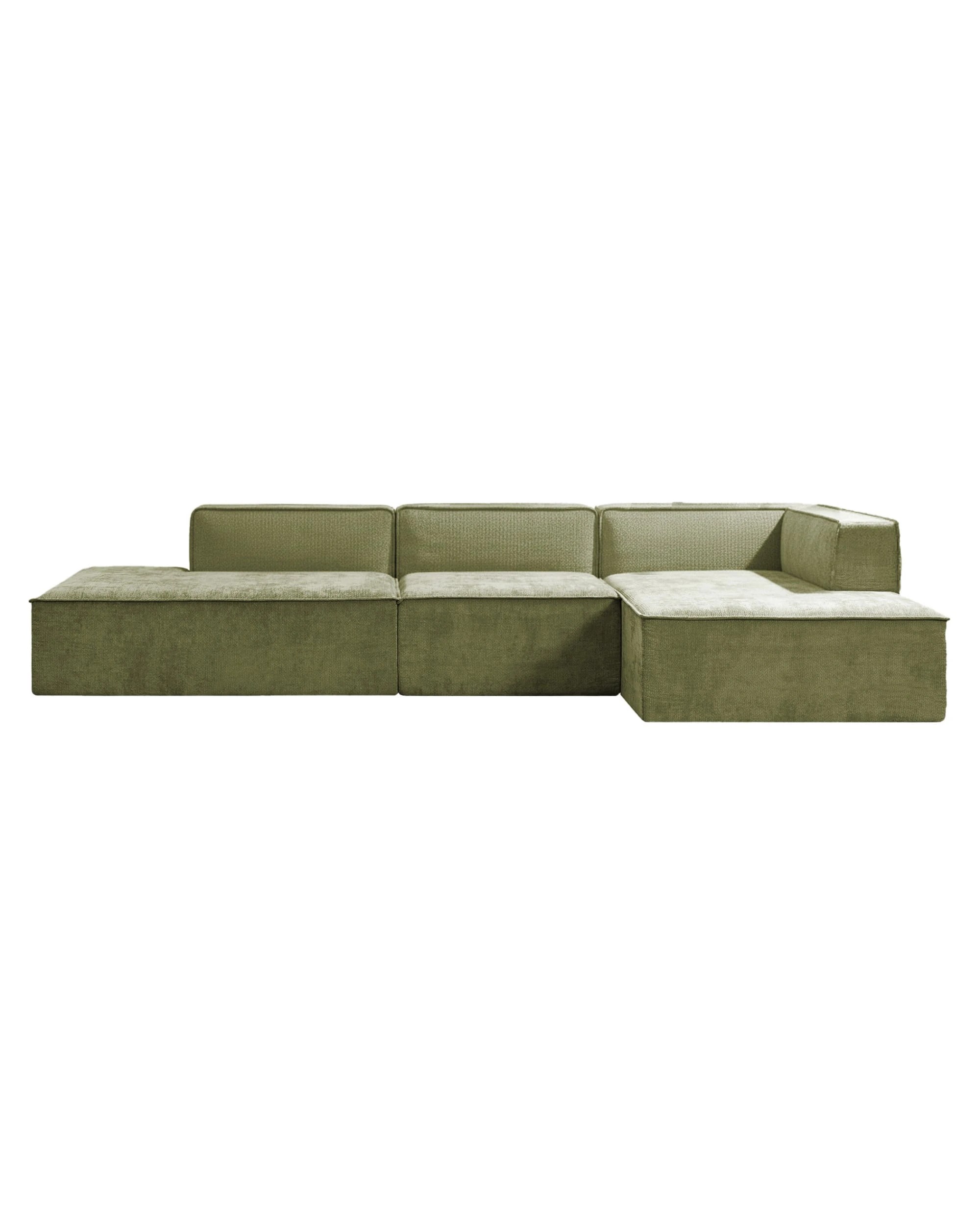 7 Sarantino Vani 3 Seater Modular Sofa Set - Green, 7 of 7