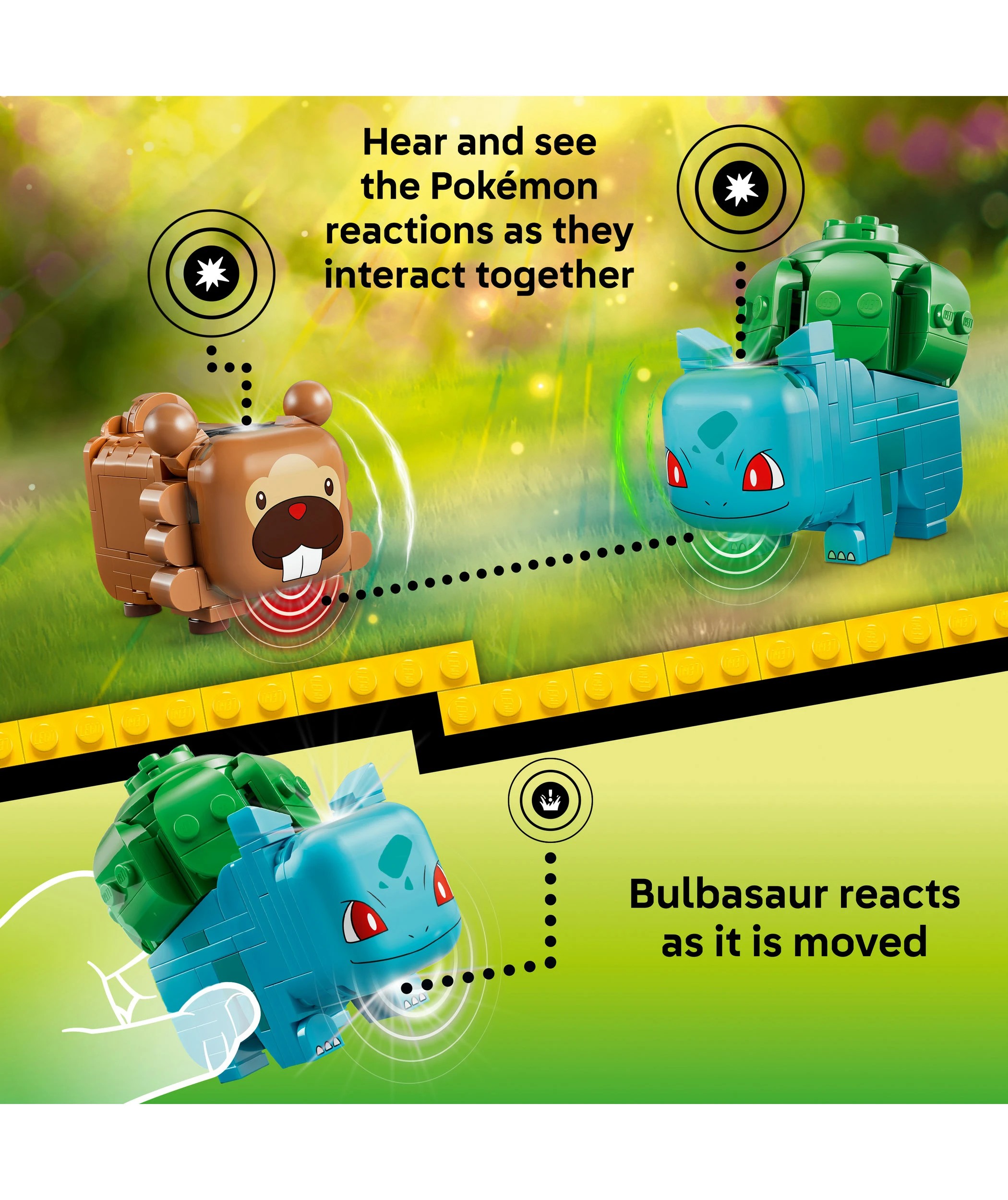 8 LEGO Pokemon SMART Play: Berry Bash with Bulbasaur and Bidoof 72155, 8 of 11