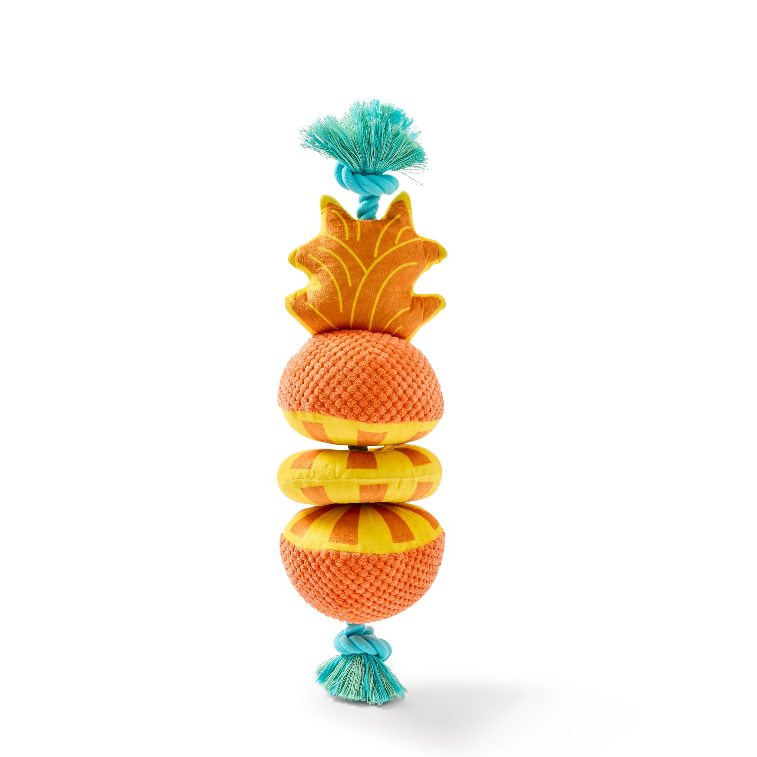 2 Pet Toy Plush Cooling Pineapple, 2 of 6