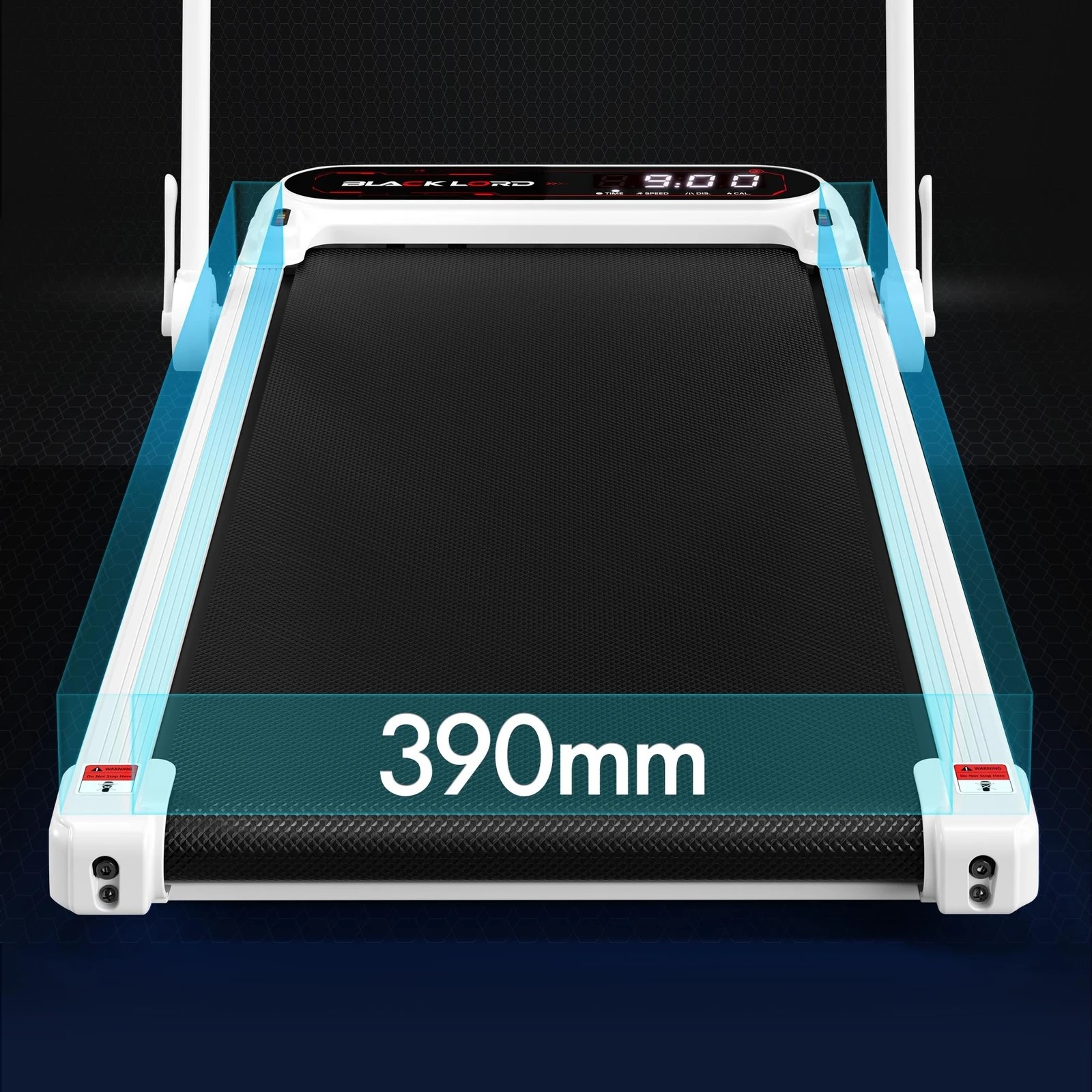 8 Black Lord Treadmill Walking Pad Folding Incline Shock Absorbers 390mm - White, 8 of 10