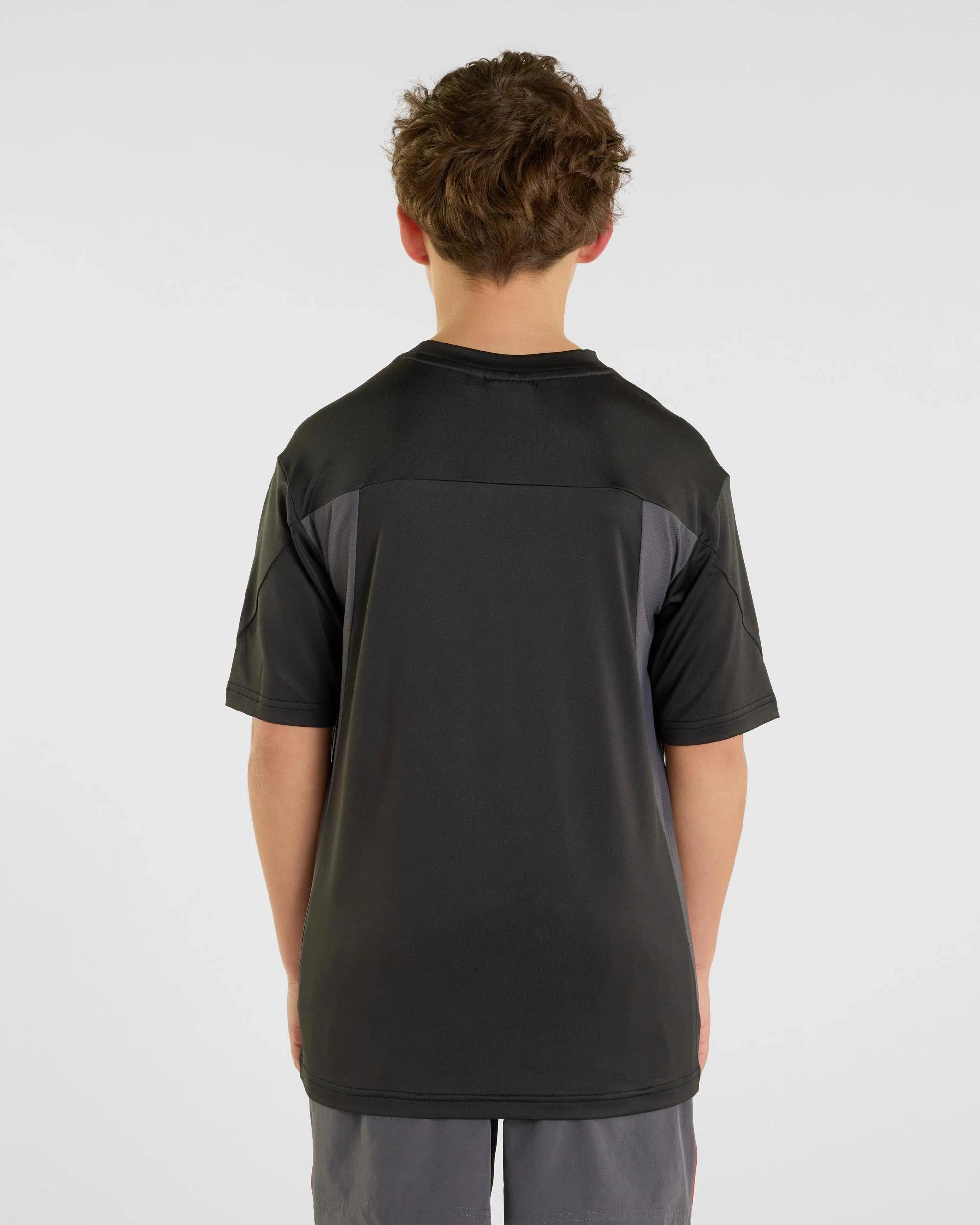 3 Short Sleeve Mesh T-Shirt - Lonsdale London BLACK, 3 of 5