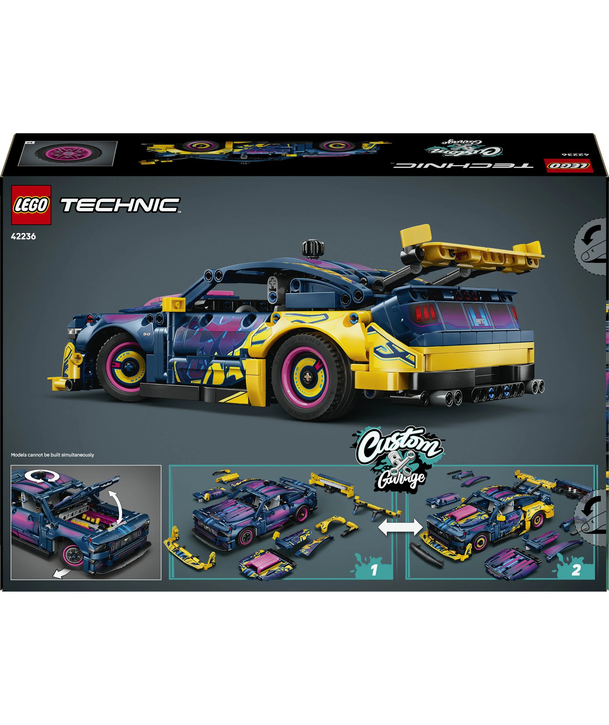 10 LEGO Technic Custom Garage Ford Mustang GT Car 42236, 10 of 10