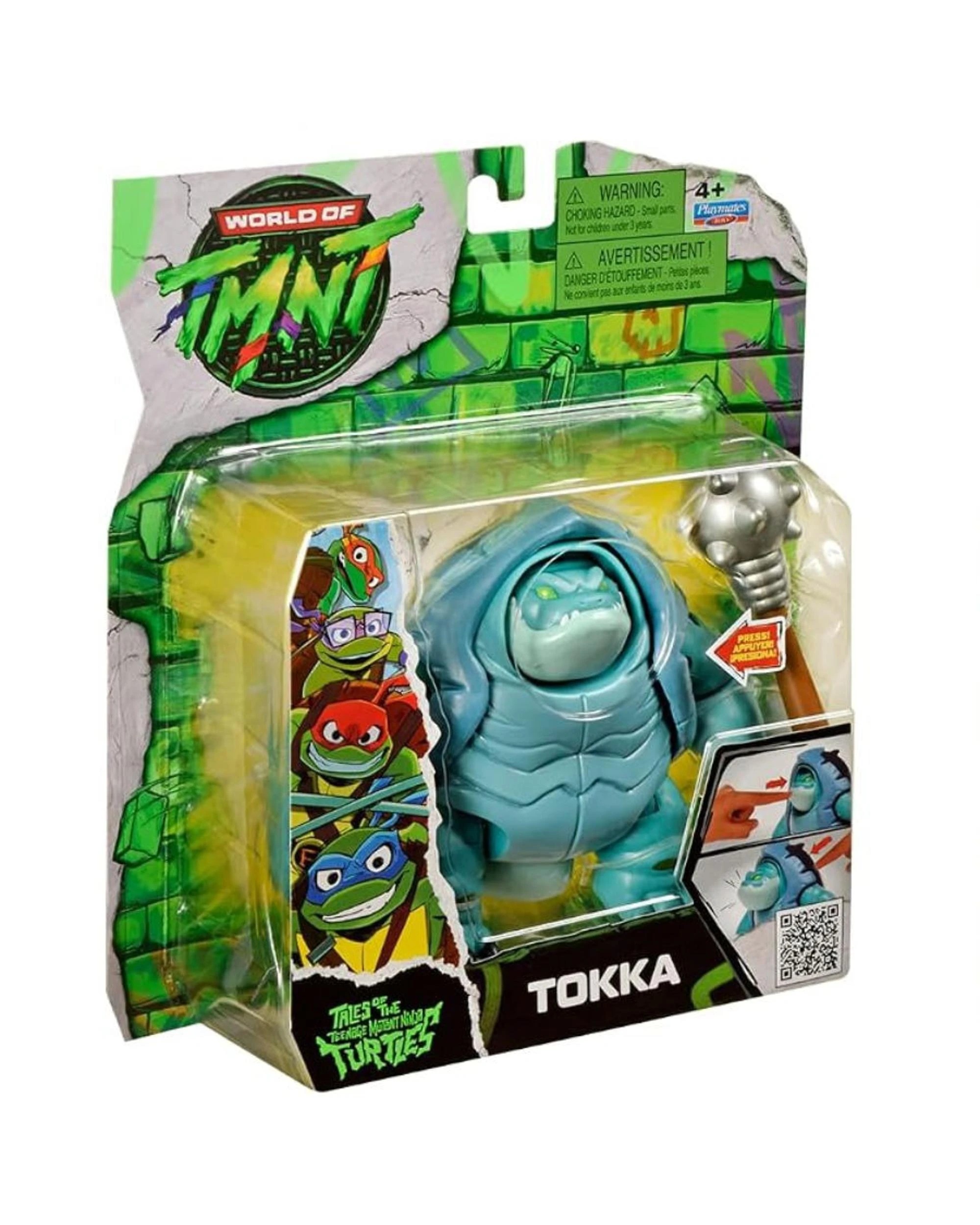 2 World of TMNT Tales of Teenage Mutant Ninja Turtles Mutanimals Tokka Figure, 2 of 4