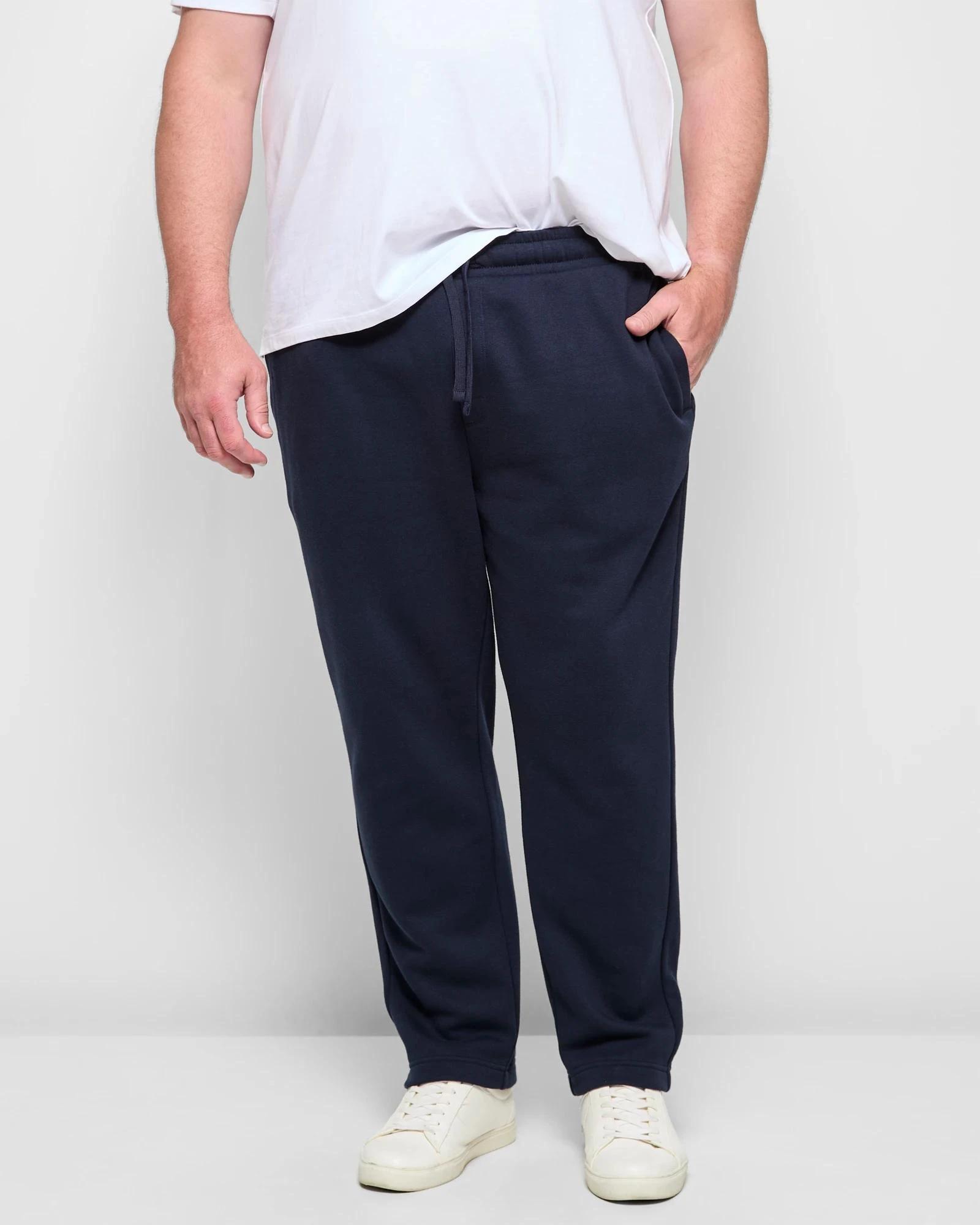 1 Target Man Plus Plus Size Non Cuffed Trackpants NAVY BLUE, 1 of 5