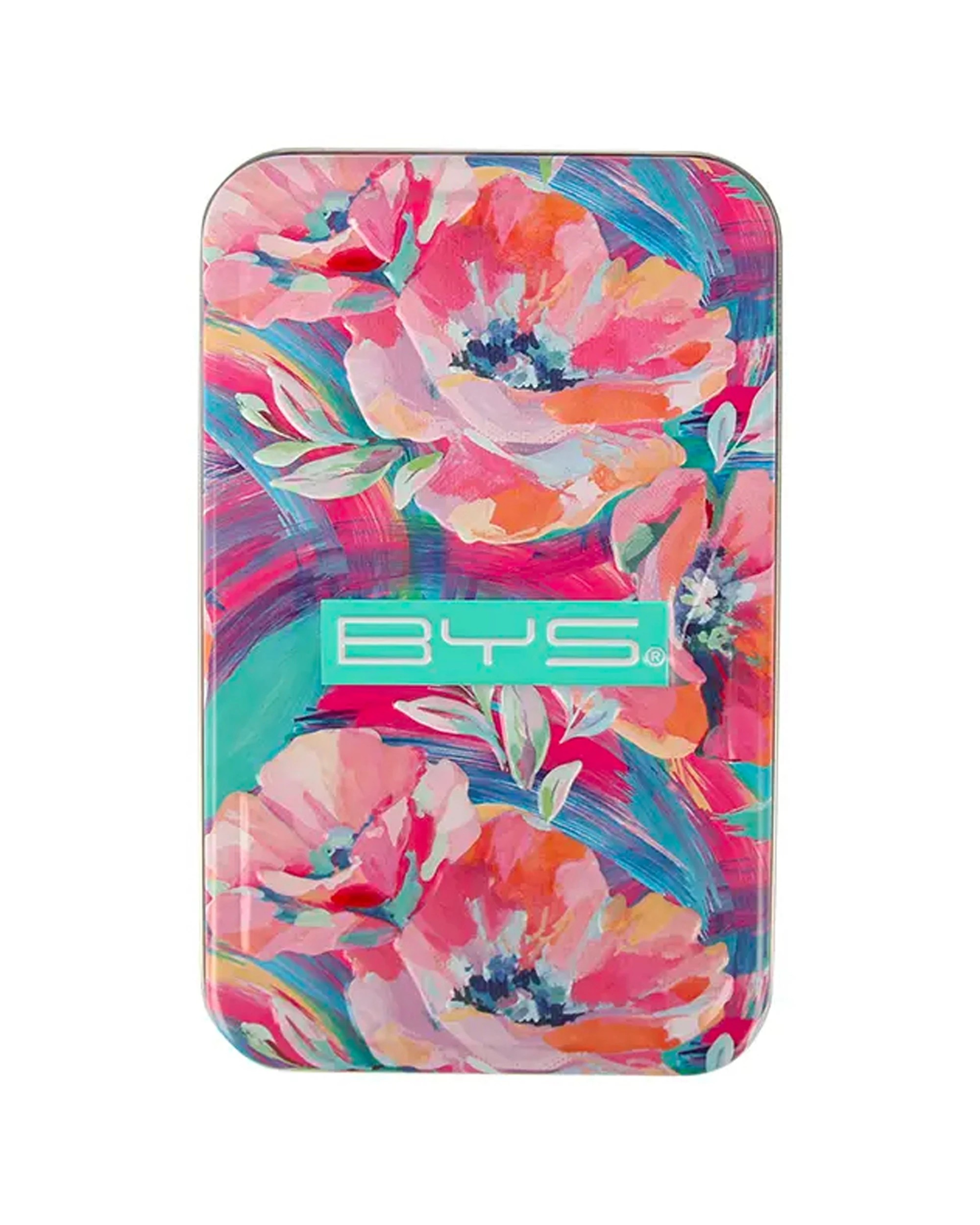 2 BYS 5pc Keepsake Flourish Tin Makeup Brush Kit Travel Ready Soft Bristles Complete Set - Pink, 2 of 3