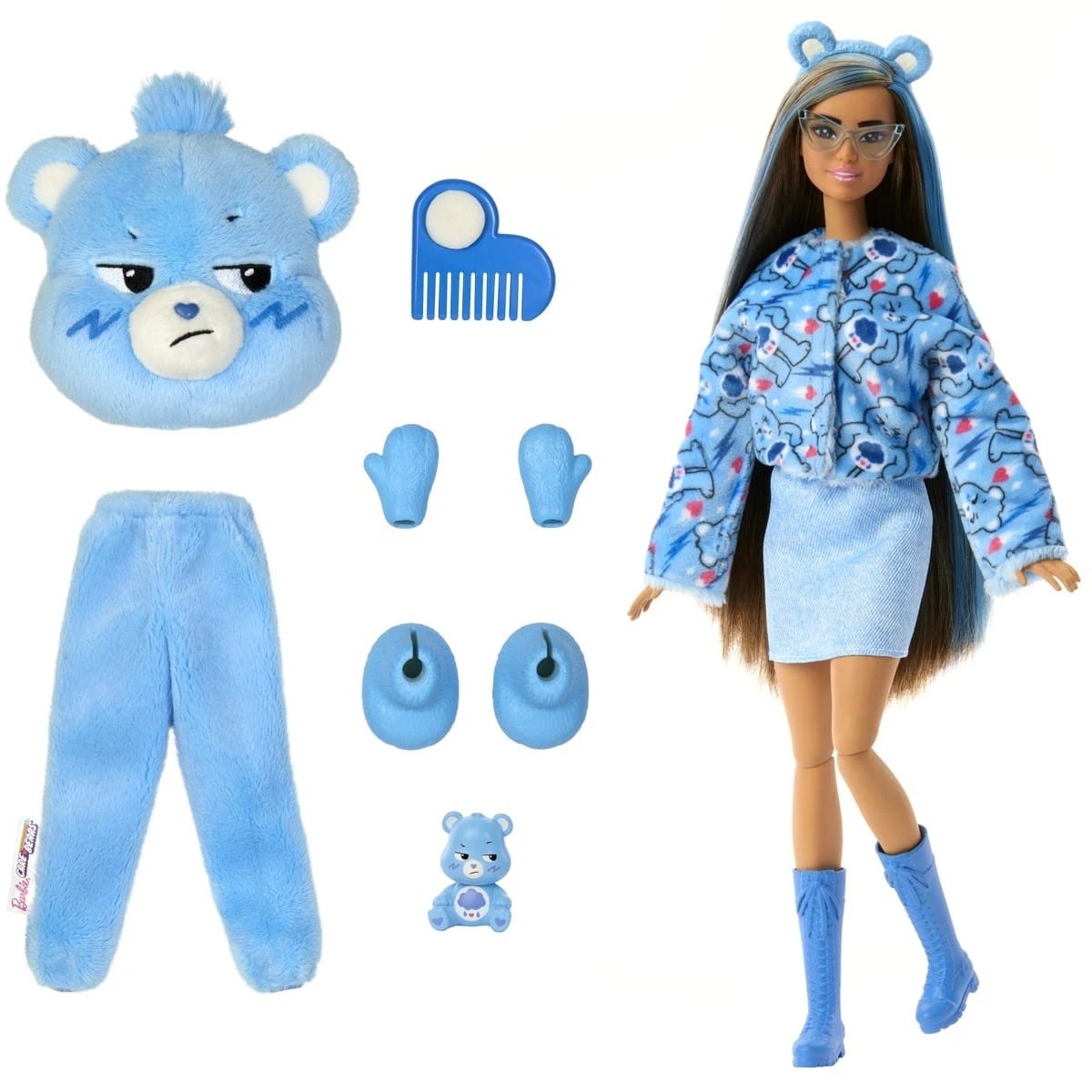 5 Barbie Cutie Reveal Care Bears Series Doll - Assorted, 5 of 9