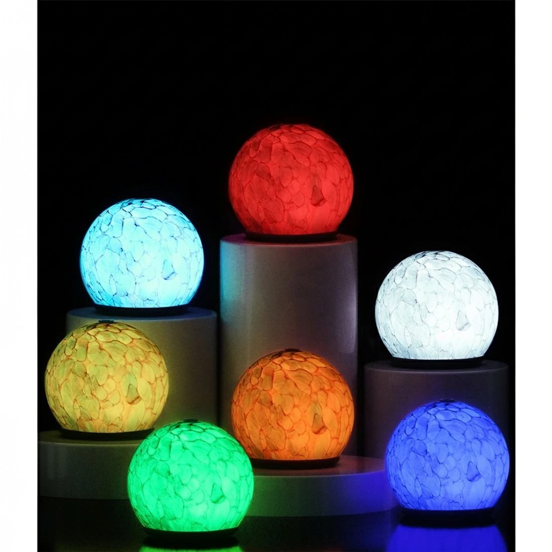 5 Devanti Aroma Diffuser Aromatherapy Glass 240ml - Multi, 5 of 6