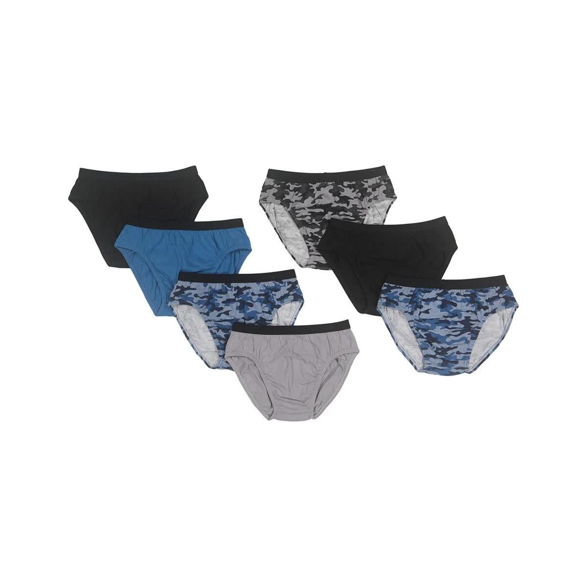 1 7 Pack Print Briefs Camo, 1 of 10