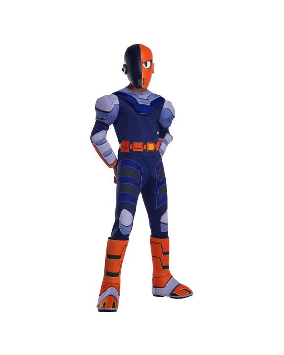 Dc Comics Slade Teen Titans Go Deluxe Dress Up Costume Size L - Blue