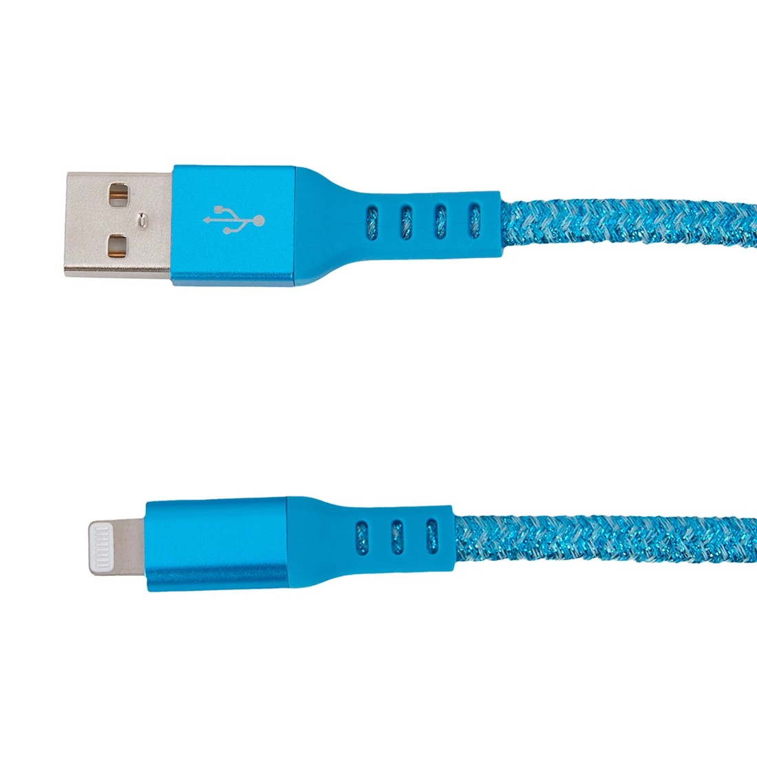 2 USB Lightning Metal Cable 1m - Blue, 2 of 4