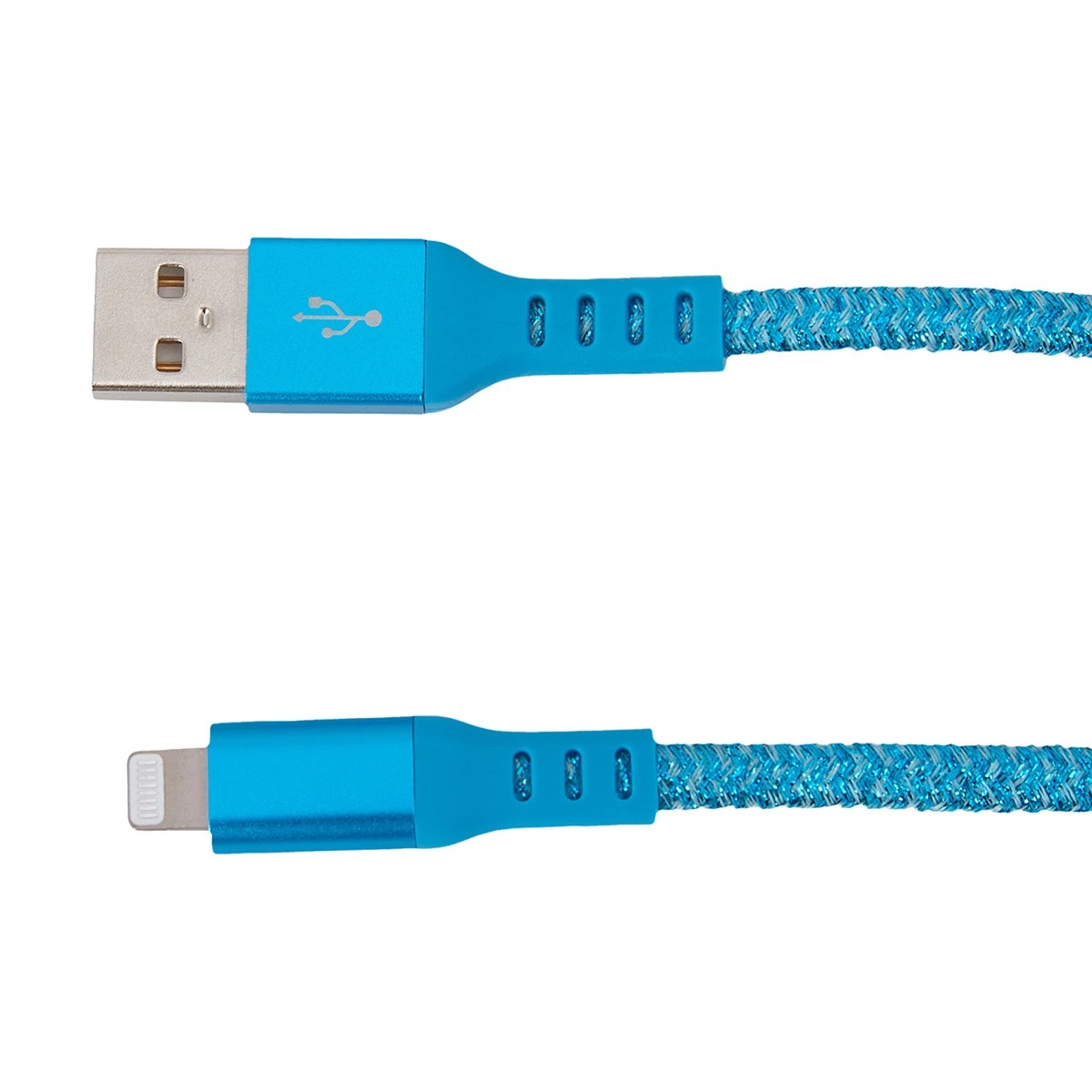 2 USB Lightning Metal Cable 1m - Blue, 2 of 4