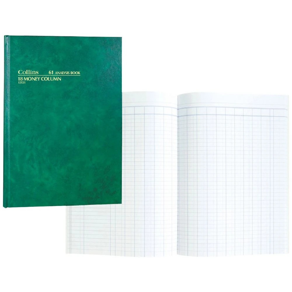 1 Collins 61 A4 Analysis Book 18 Money Column, 1 of 2