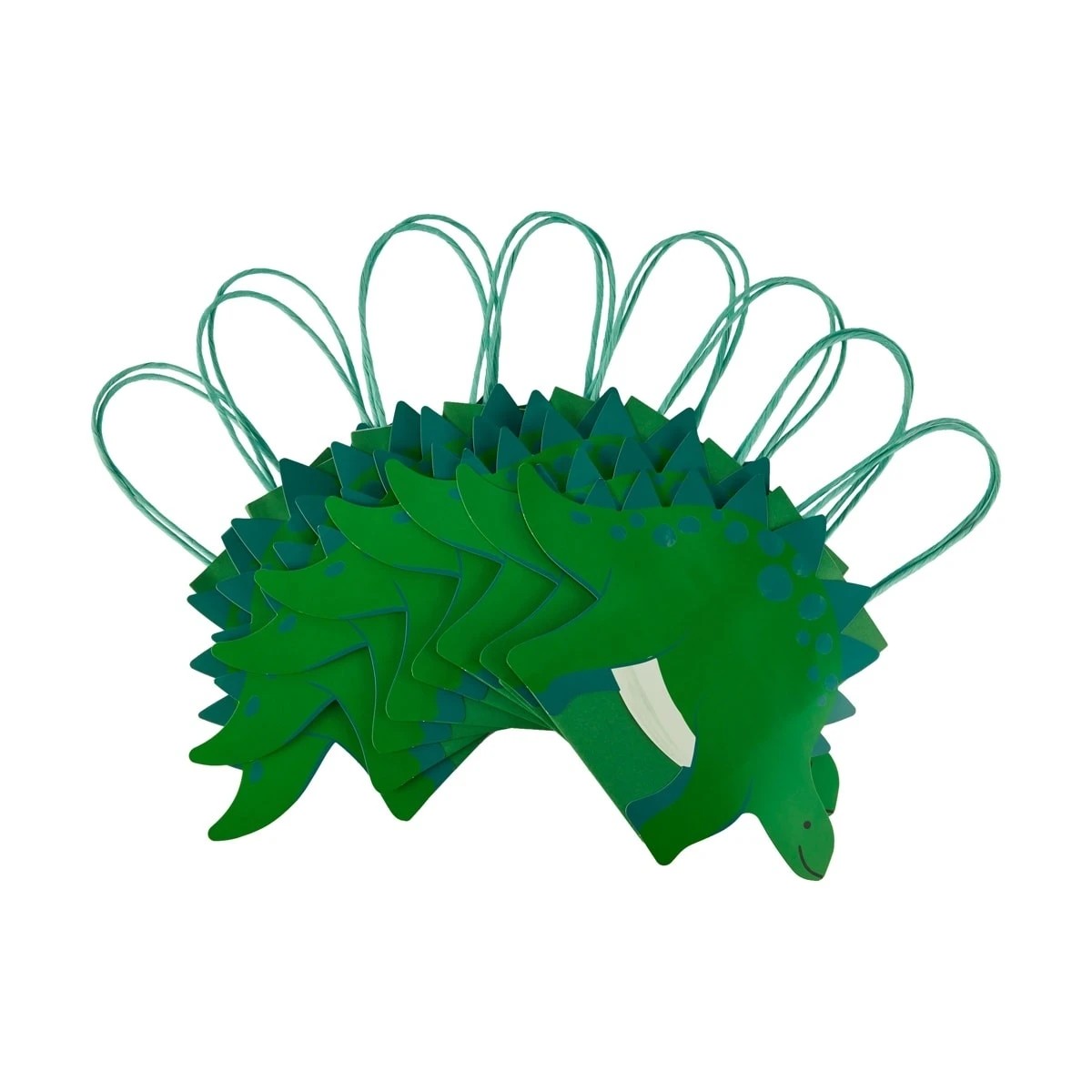 6 8 Piece Dinosaur Shaped Loot Bags, 6 of 7