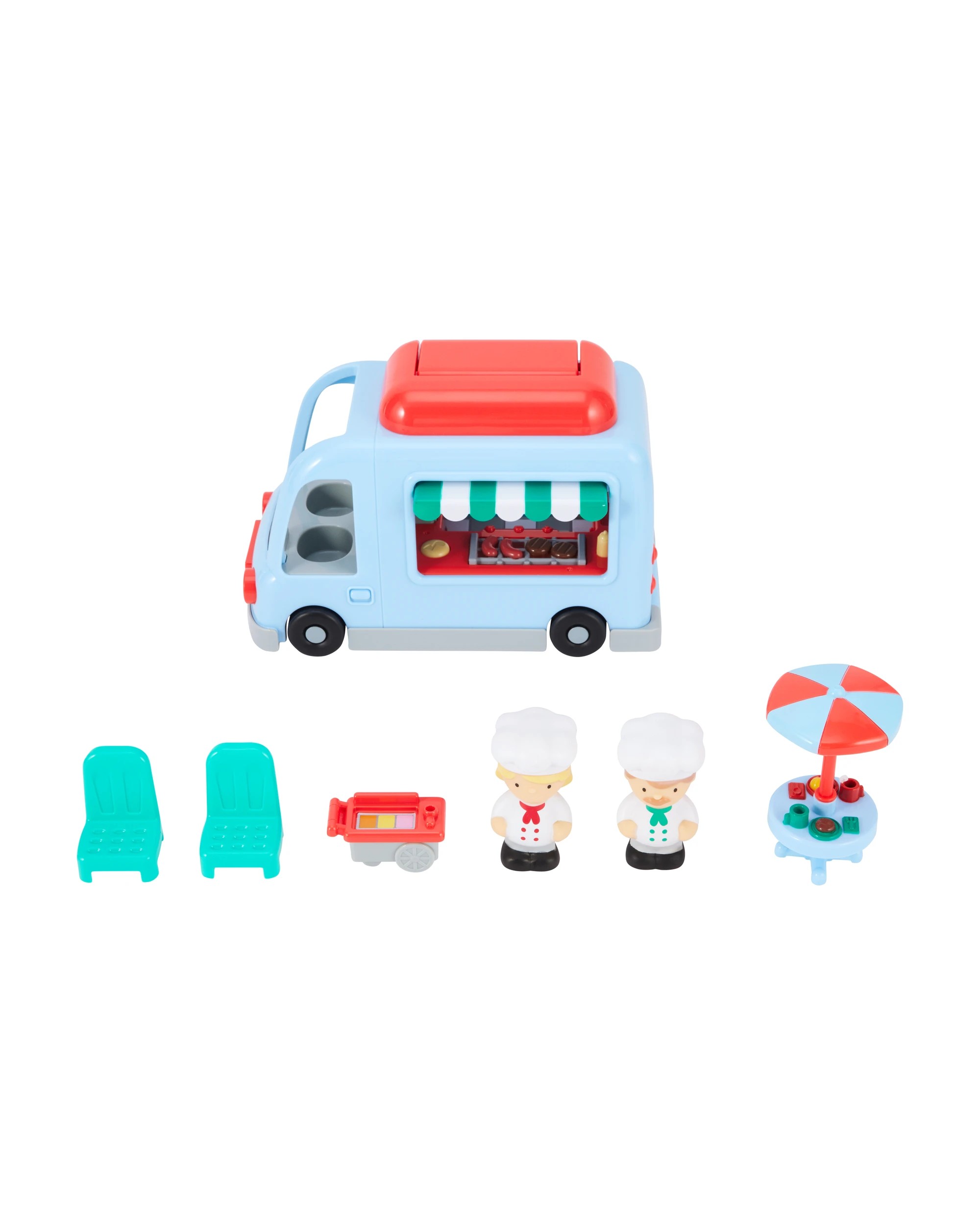5 7 Piece Food Truck Playset, 5 of 8
