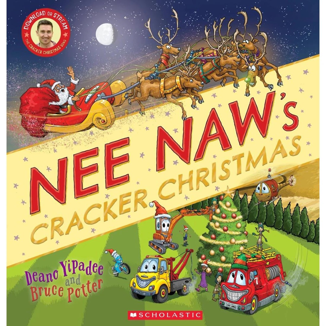 1 Nee Naw's Cracker Christmas by Deano Yipadee - Book, 1 of 1