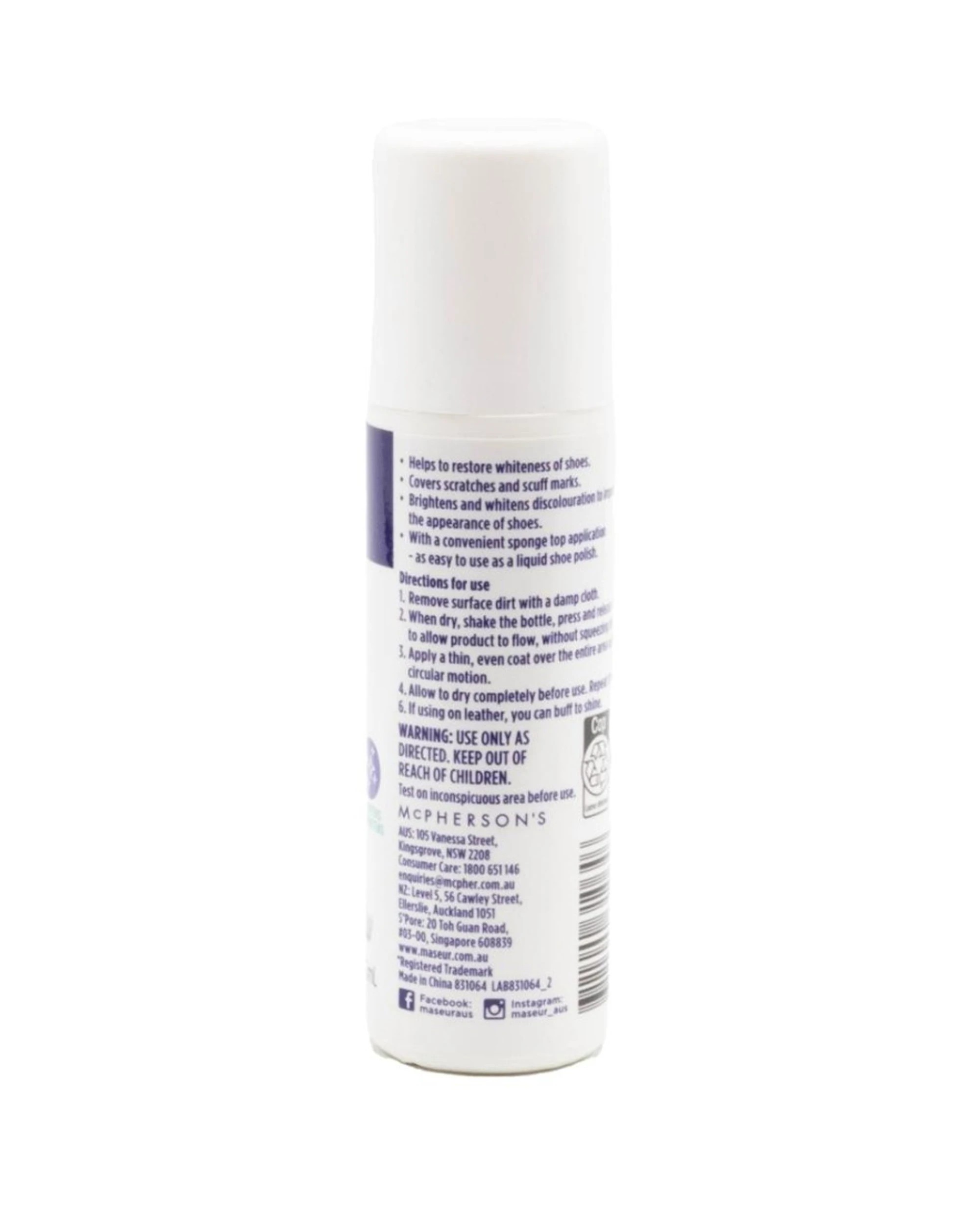 3 Maseur 6PK Sneaker Whitener Spray Leather Vinyl Rubber Shoes 75ml - 2 - Multi, 3 of 4
