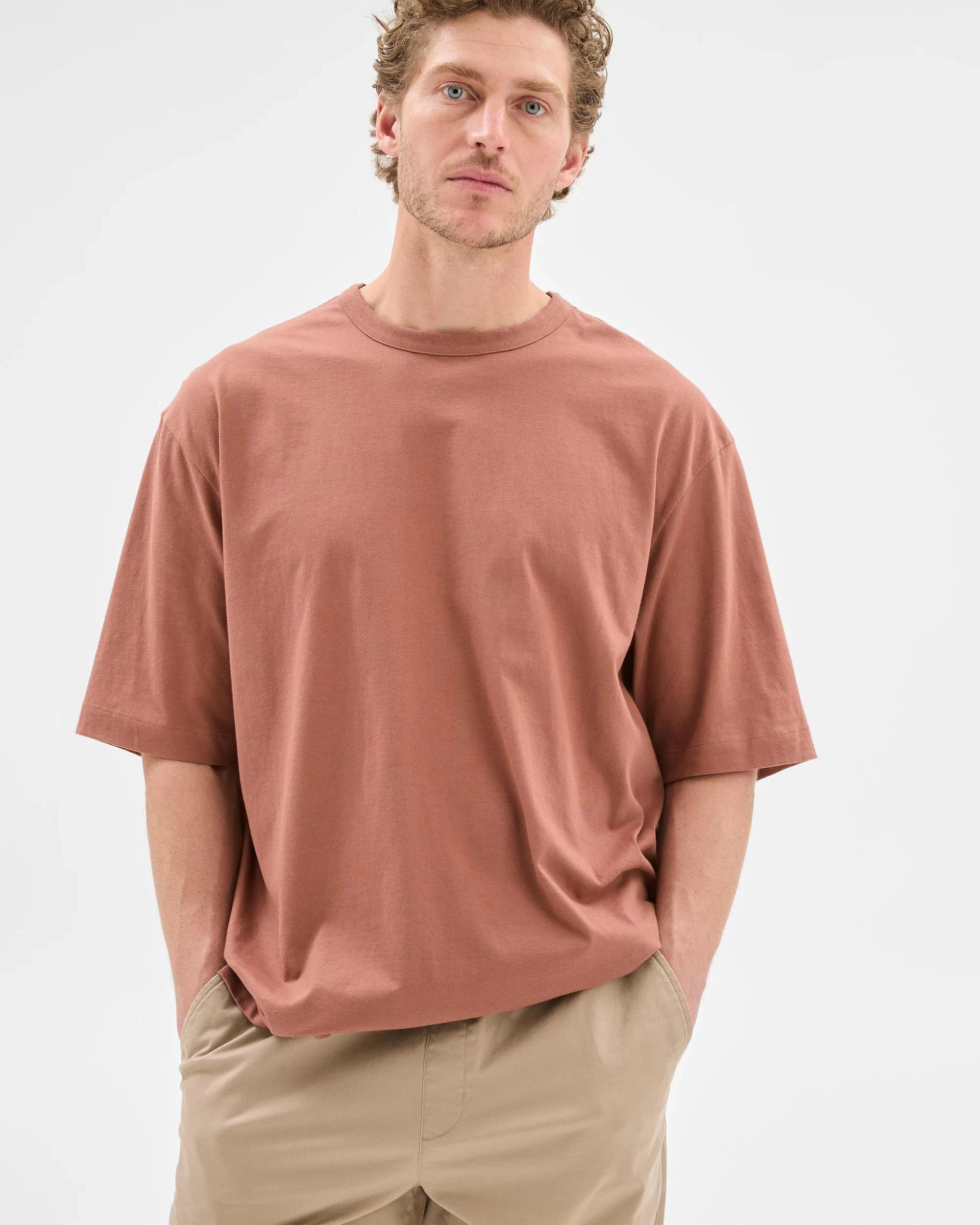 6 Target Australian Cotton Oversized T-Shirt COGNAC, 6 of 6