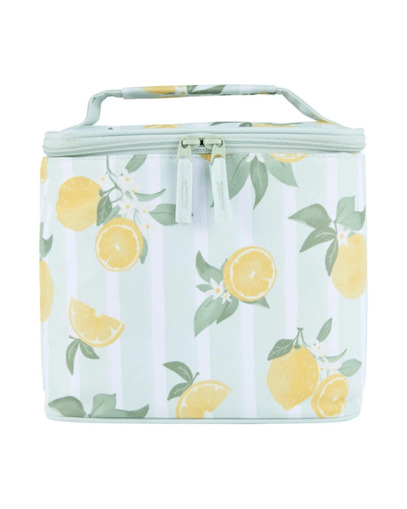 Lemon Insulated Top Loader Lunch Bag