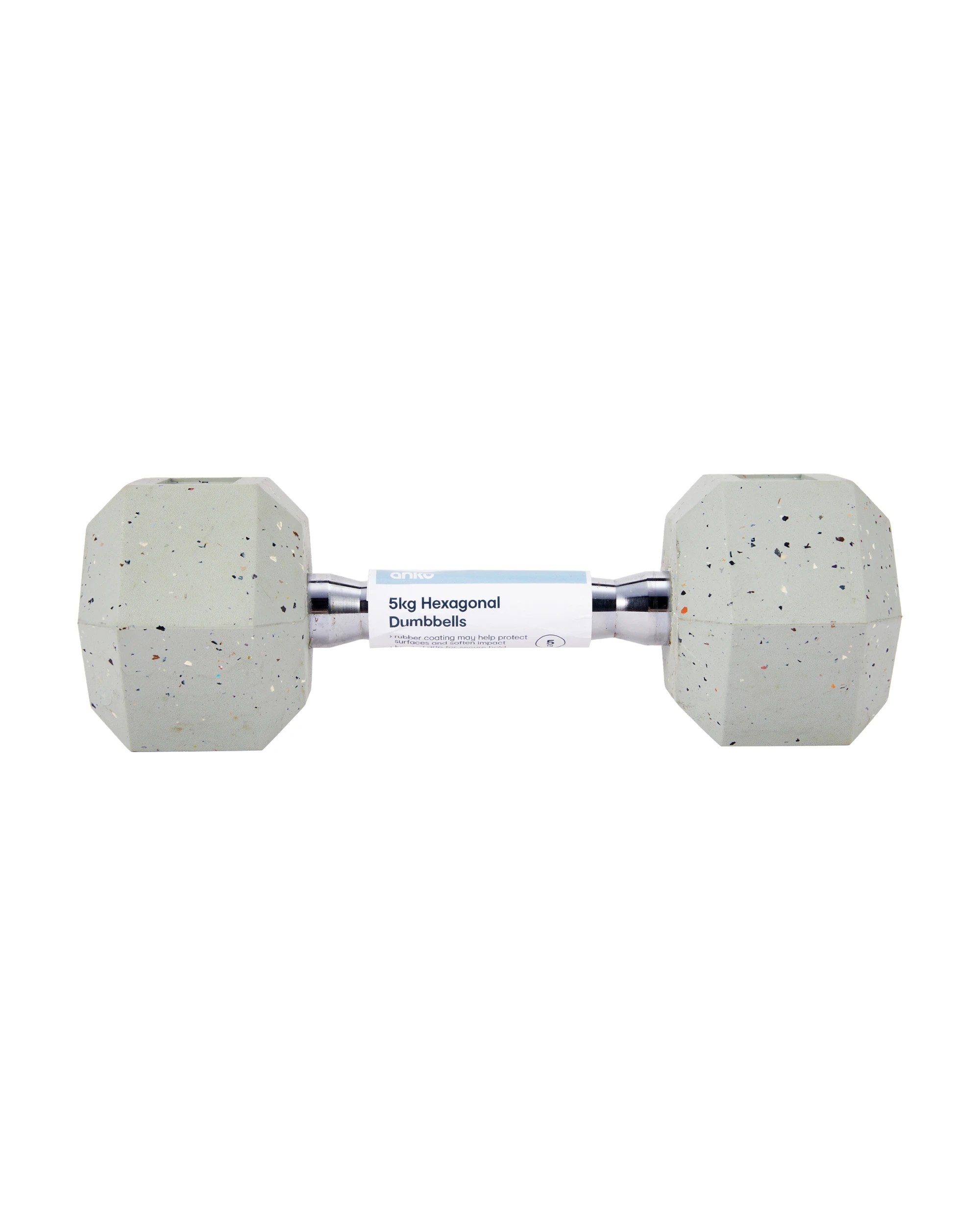 5 5kg Hexagonal Dumbbell, 5 of 5