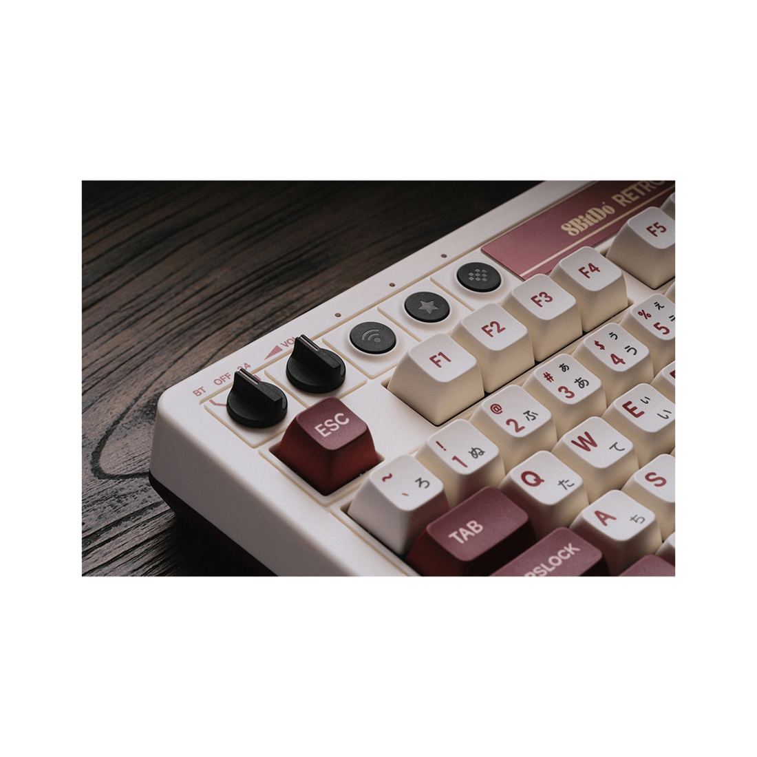 7 8bitdo Retro 87-key Mechanical Gaming Keyboard For Android Windows Fami Edition - White, 7 of 10