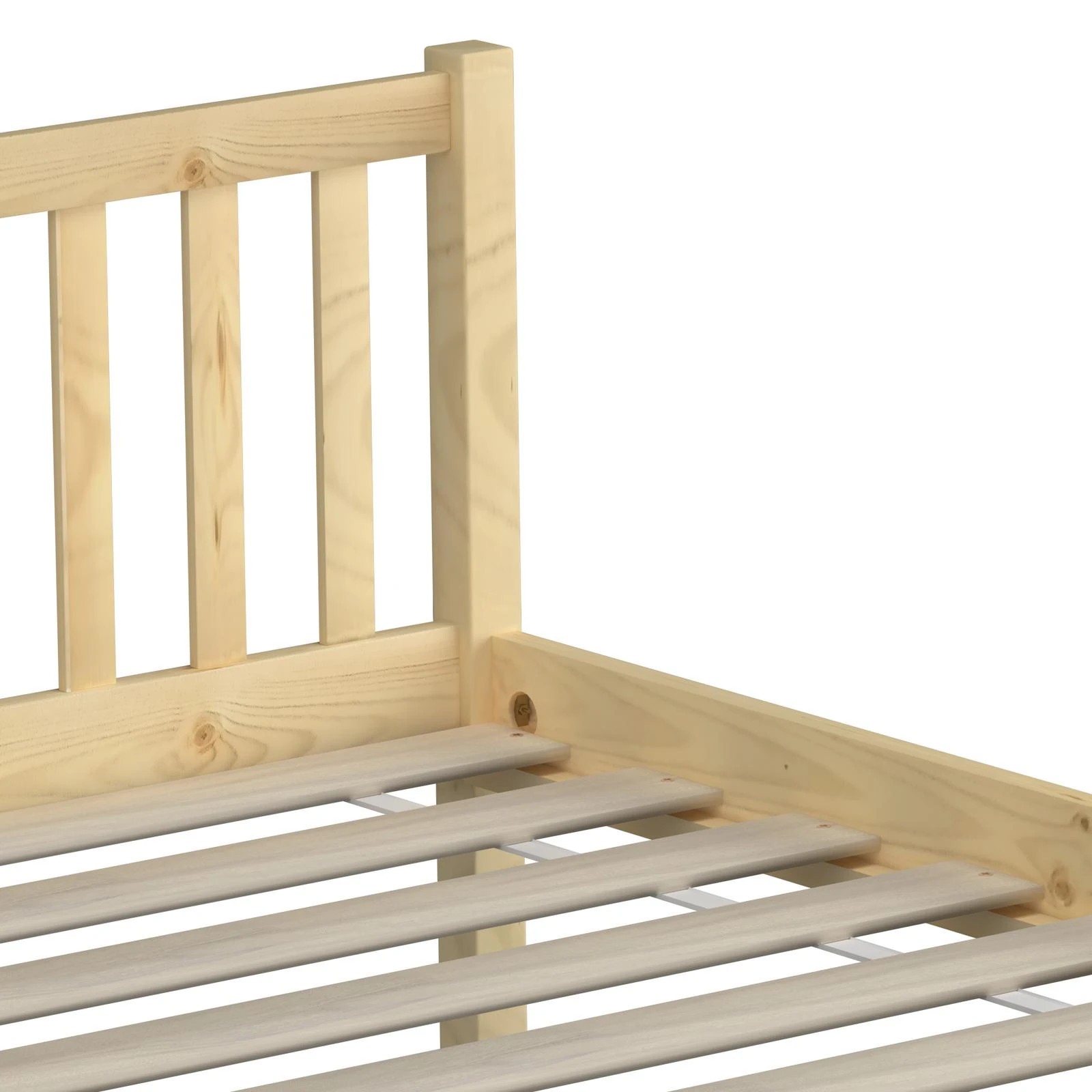 9 Oikiture Bed Frame Single Size Wooden Kids Bed Timber Base Platform
 - Natural, 9 of 10