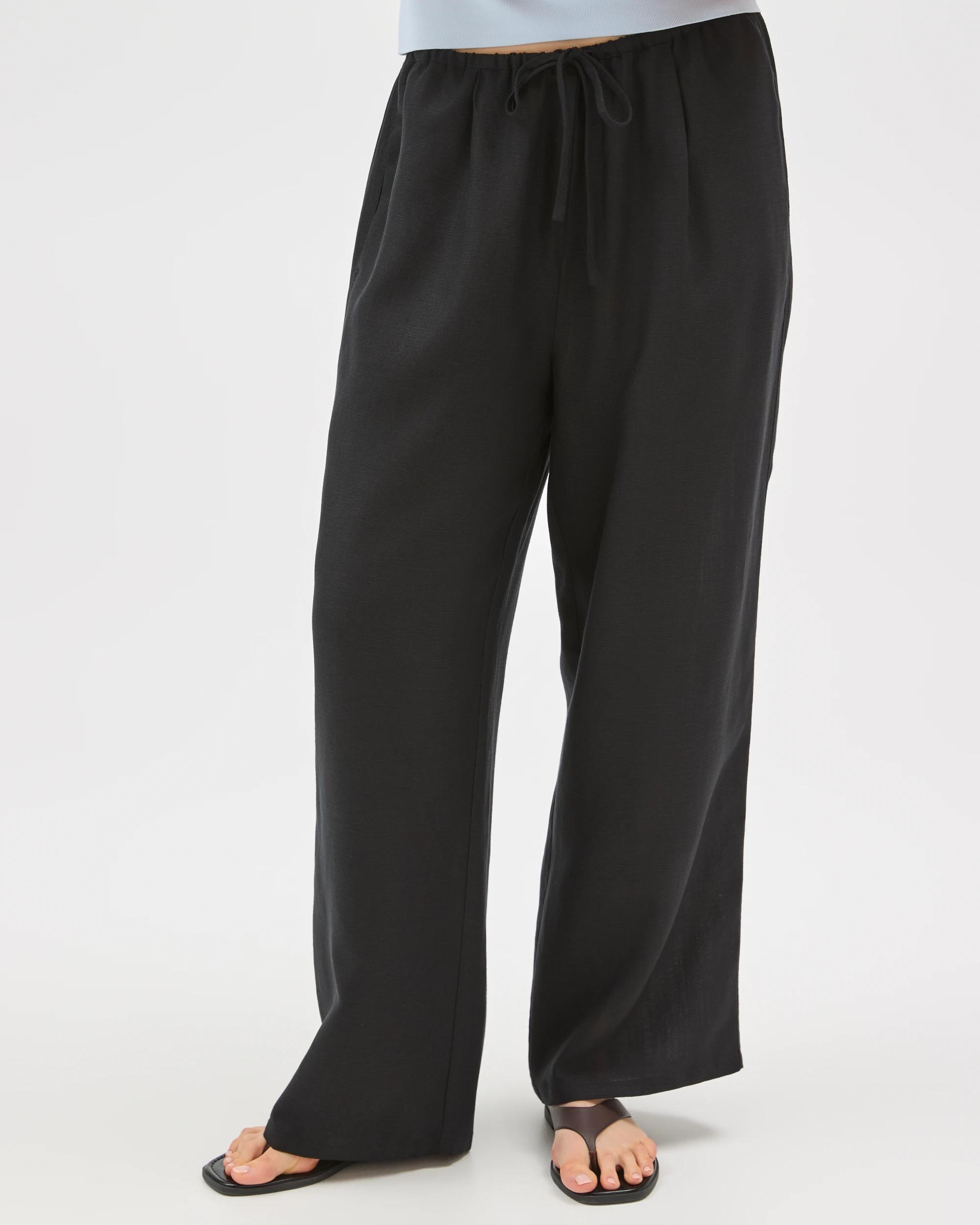 4 Lily Loves Wide Leg Pants BLACK, 4 of 6