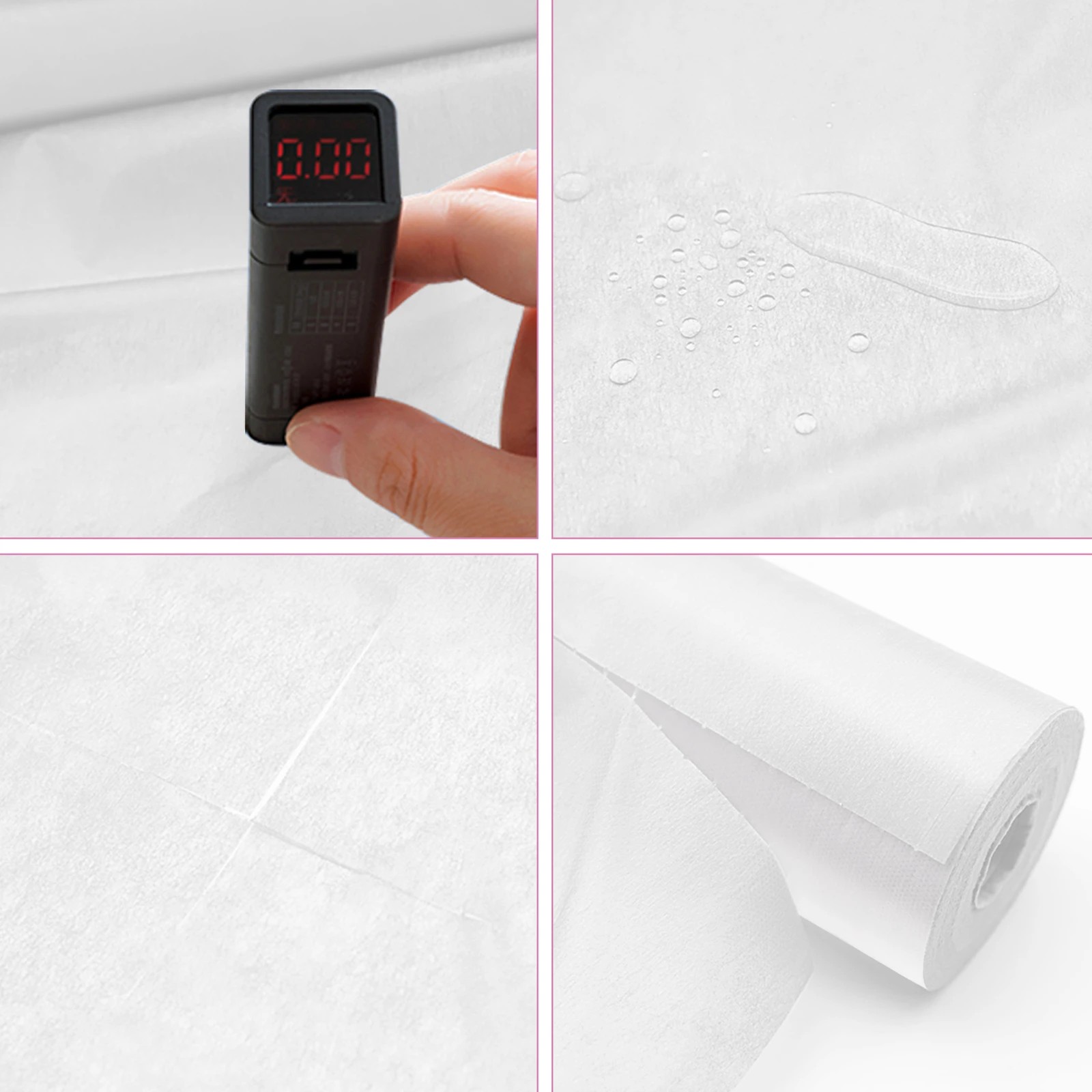 3 Alfordson 50X Disposable Bed Sheet Non-woven Massage Table White Cover SPA Salon, 3 of 4