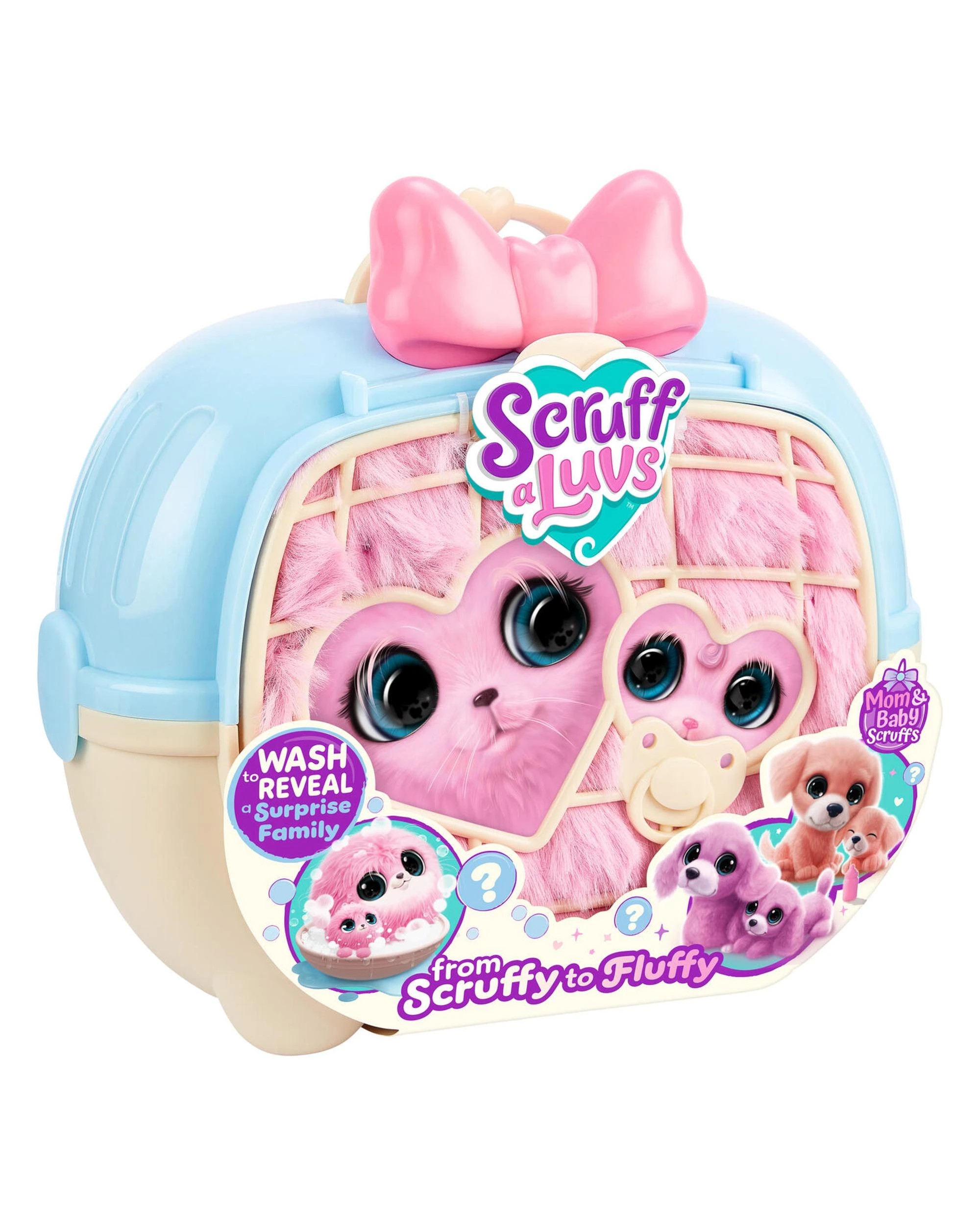 1 ScruffaLuvs Series 3 Mom and Baby Mystery Plush 2 Pack, 1 of 9