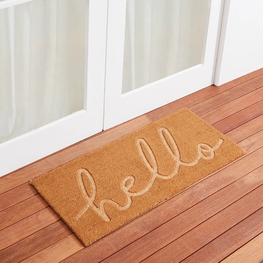 2 Hello Debossed Doormat - 100cm x 45cm, 2 of 5