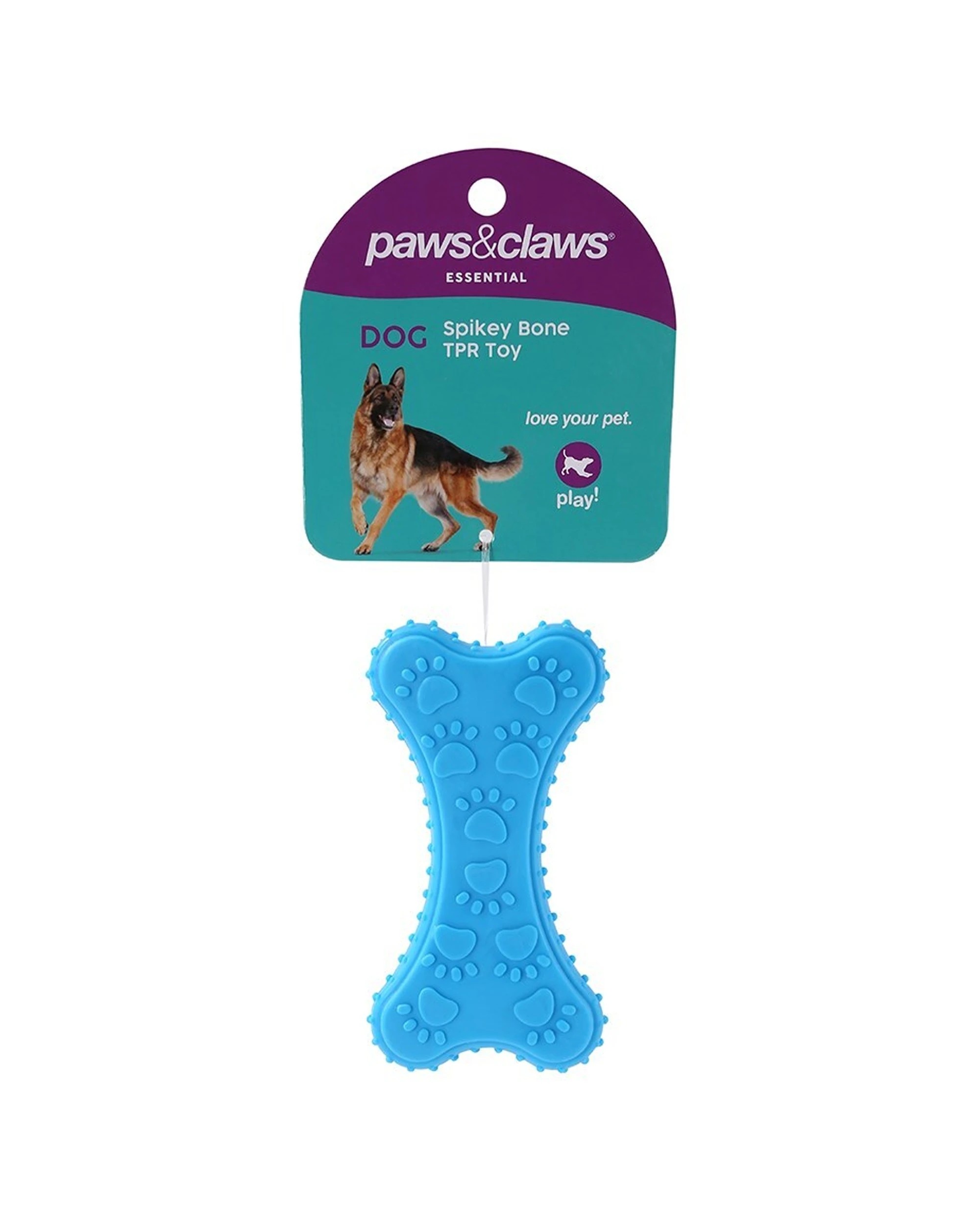 4 Paws And Claws 3pc 10cm TPR Spikey Bone Durable Chew Pet Toy - Multi, 4 of 6