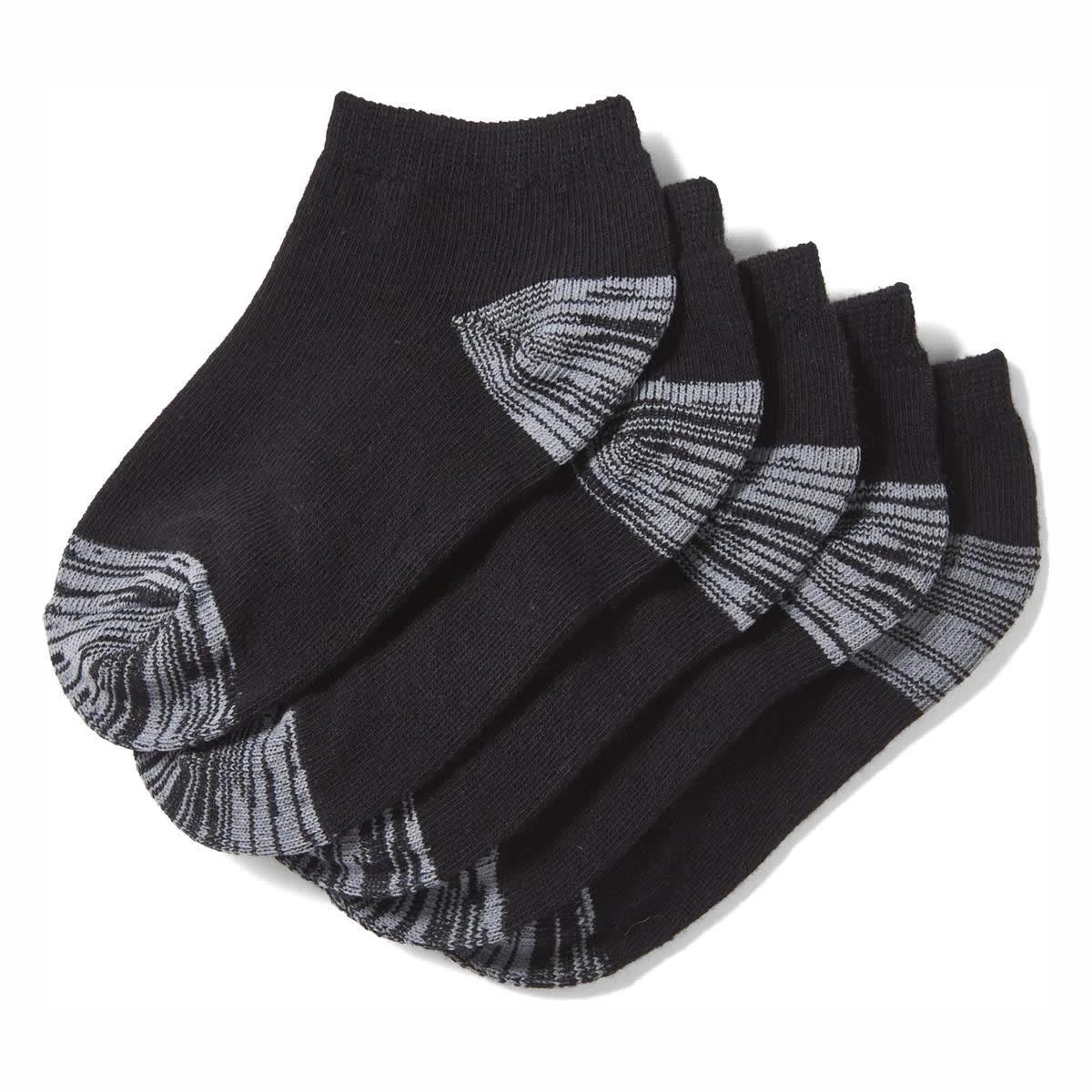 4 5 Pack Low Cut Socks Black, 4 of 4