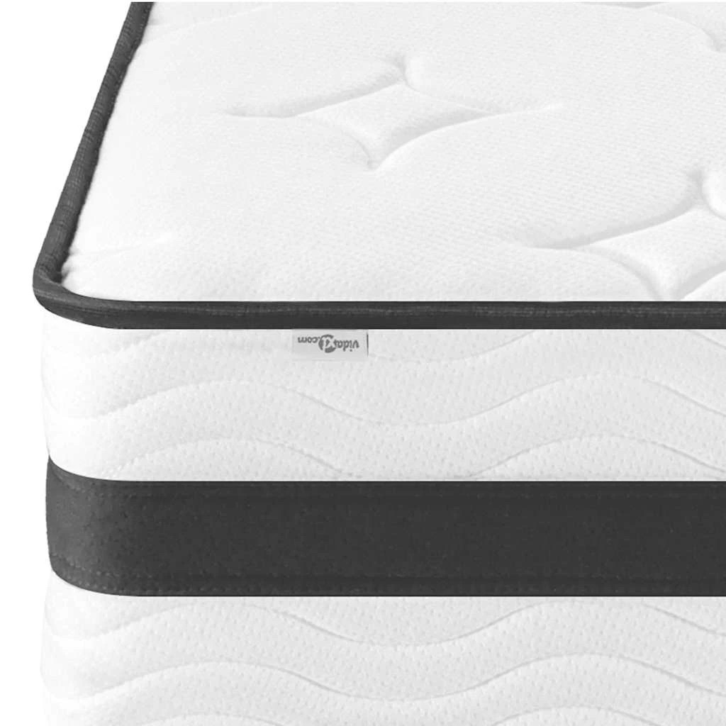 6 Vidaxl Foam Mattress - White - Queen Bed - White, 6 of 9