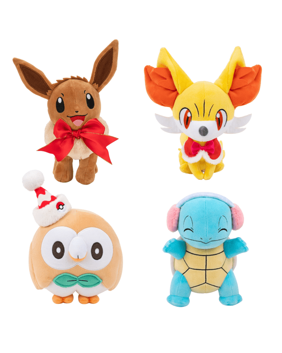 20cm Pokemon Holiday Plush Toy - Assorted