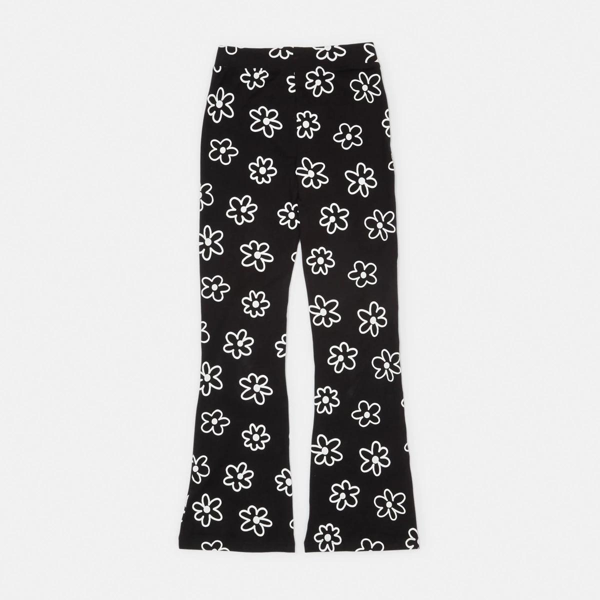 9 Print Flare Leggings Floral, 9 of 9