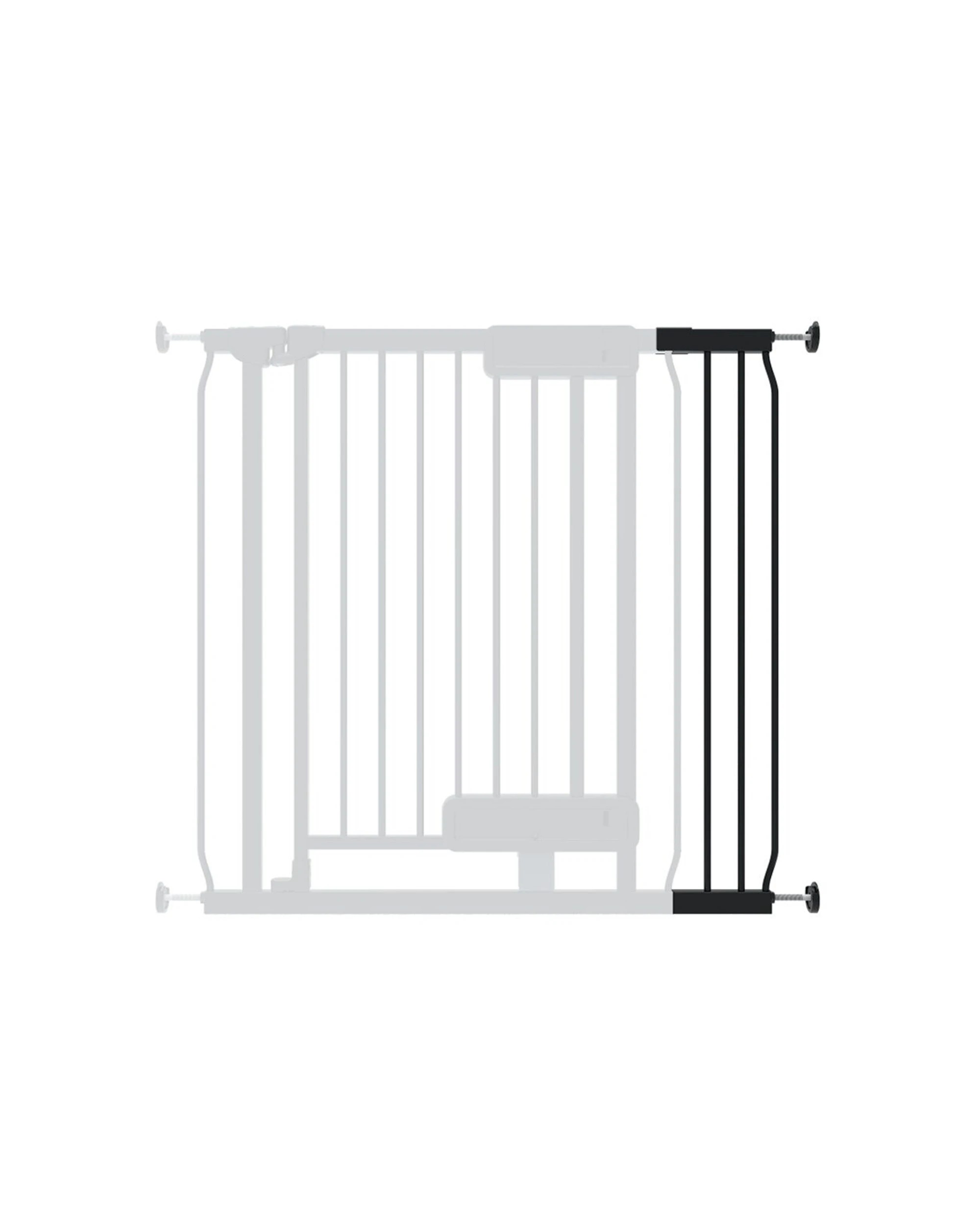 6 Ingenuity The Doorway Series Adjustable Baby Safety Open Gate 6-24 Months - Black, 6 of 8