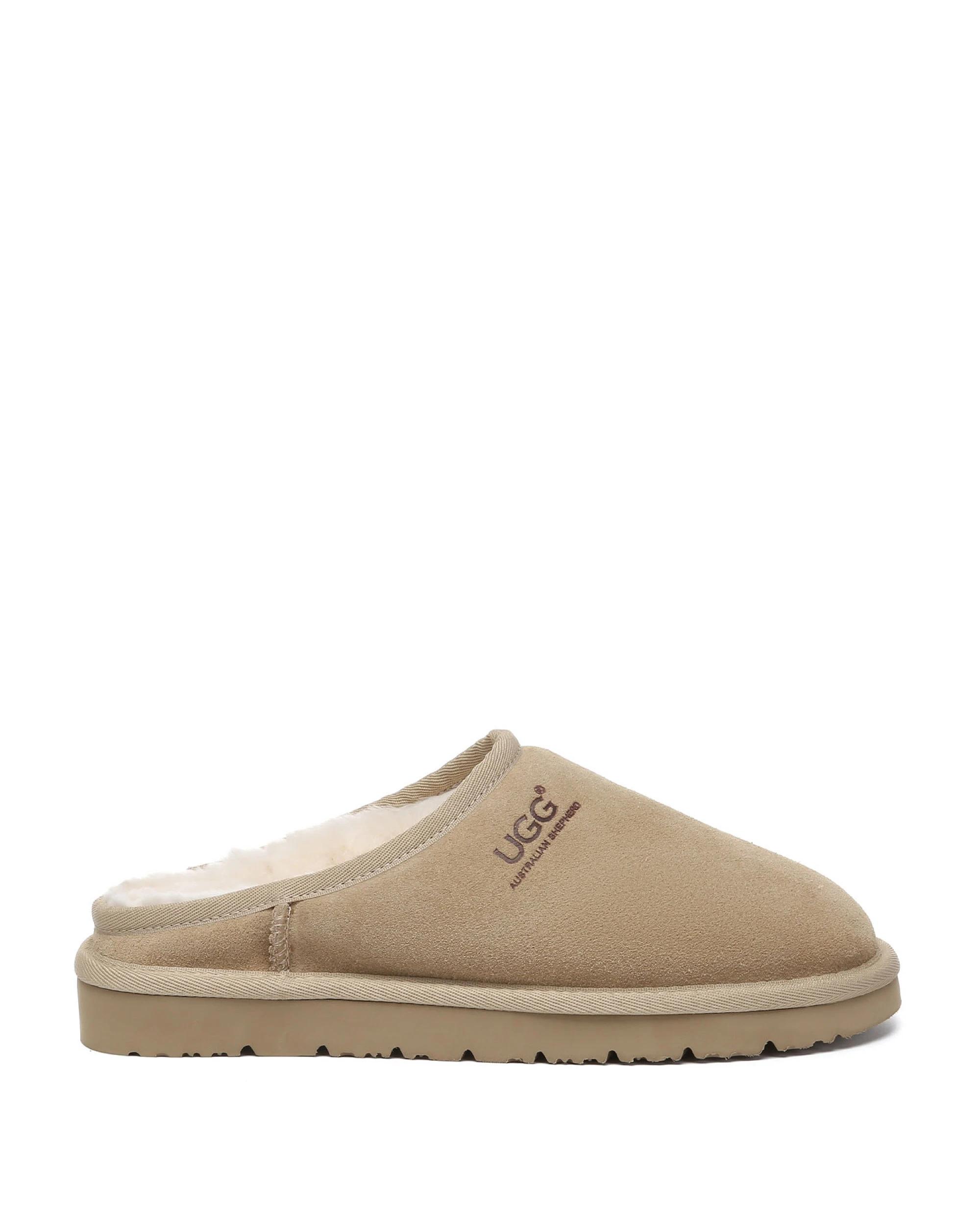 1 Australian Shepherd UGG Unisex Nano Classic Slippers SAND, 1 of 5