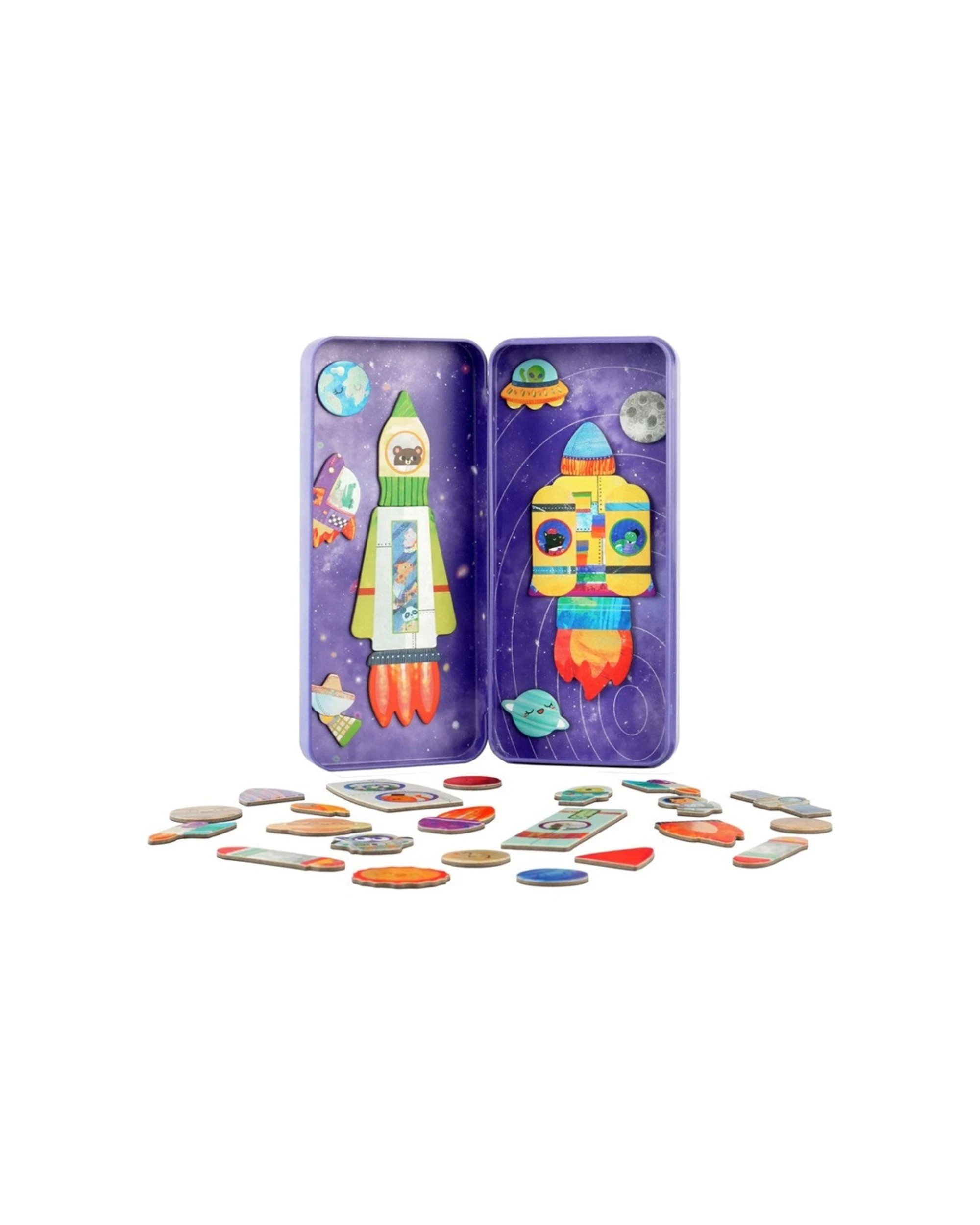 2 Mieredu Travel Magnetic Box Space Odyssey Kids Creative Learning Toy Set, 2 of 3