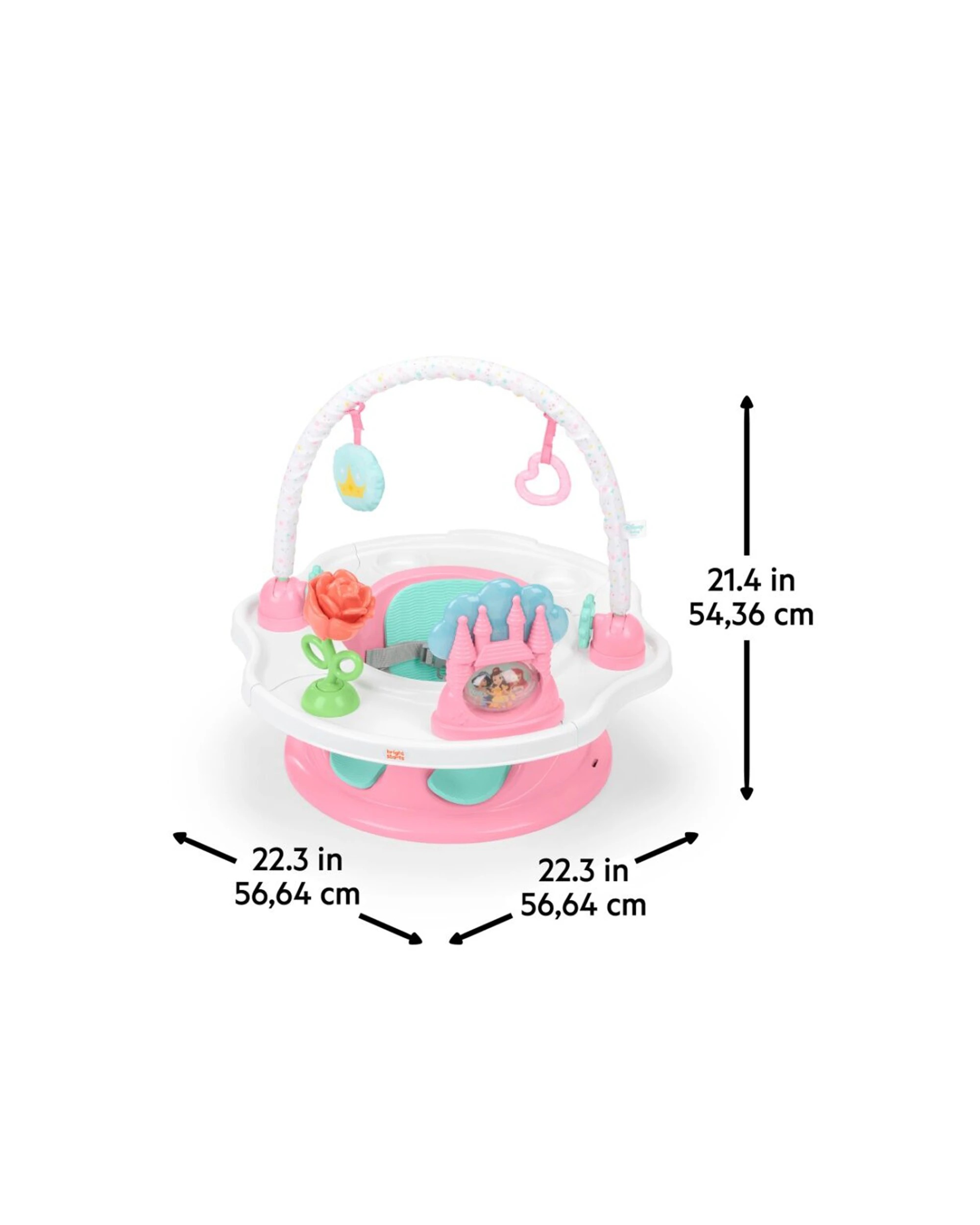 2 Bright Starts Disney Princess Baby Booster 3 in 1 SuperSeat High Chair - Multi, 2 of 5